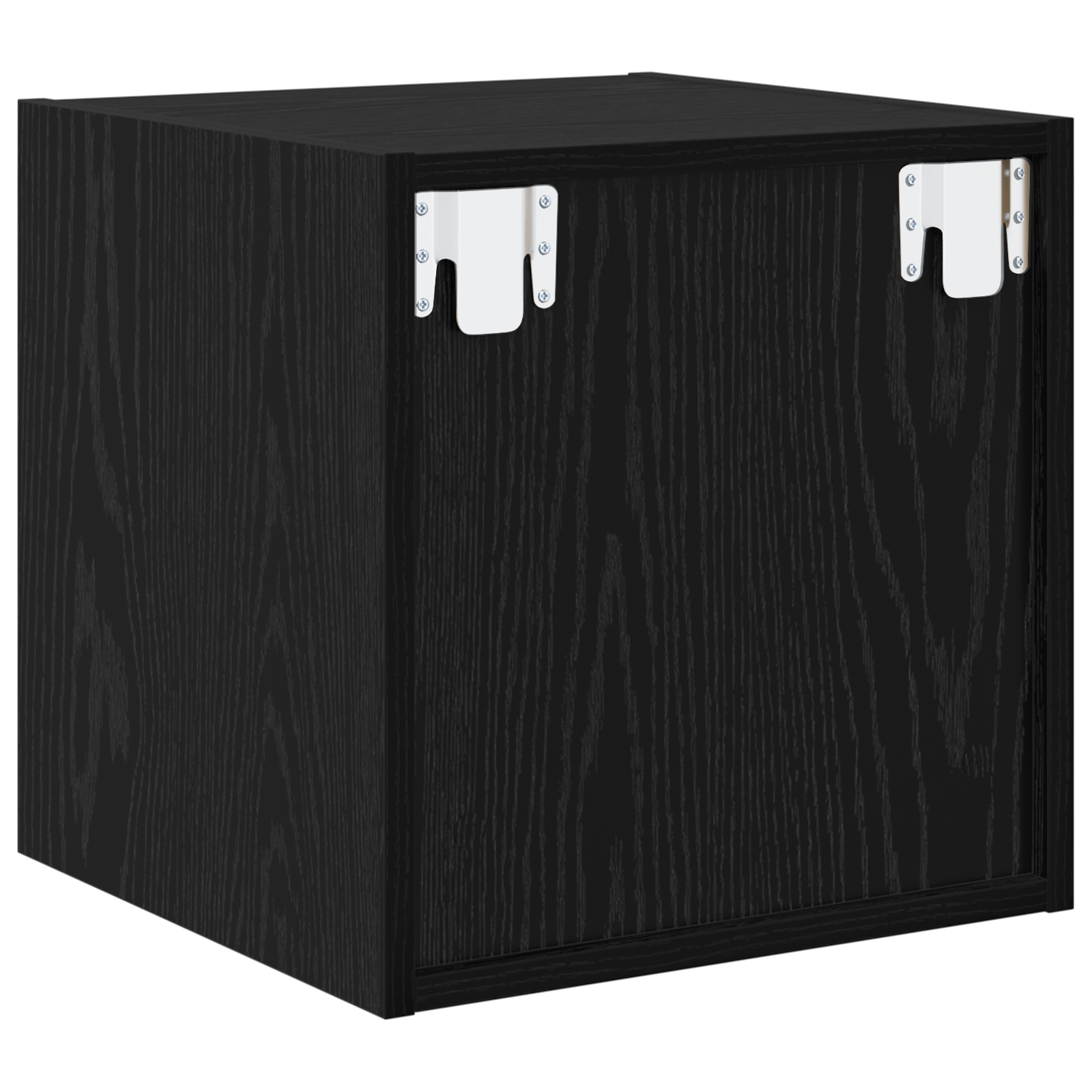 Wall Cabinets 2 pcs Black Oak 37x37x37 cm Engineered Wood - Image 8