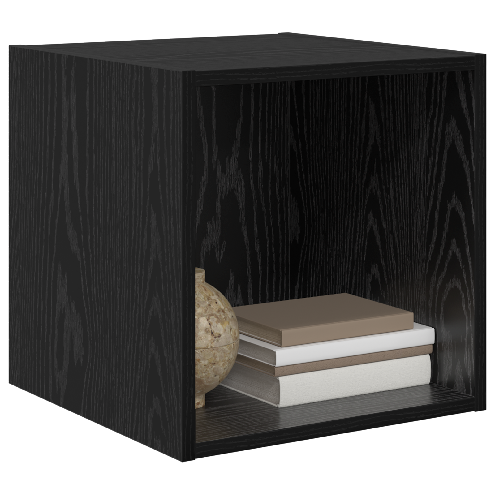 Wall Cabinets 2 pcs Black Oak 37x37x37 cm Engineered Wood - Image 3
