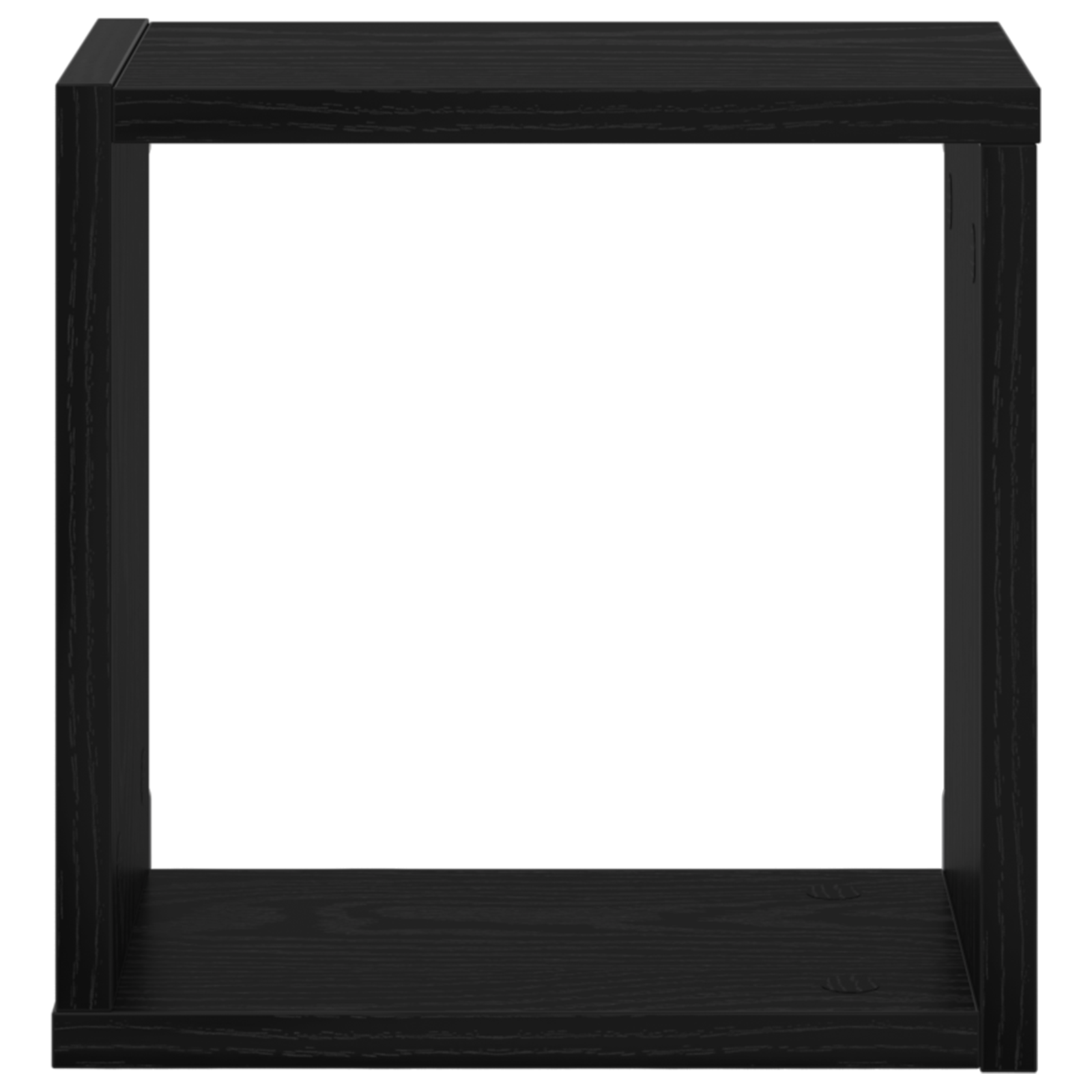Wall Shelves Black Oak MDF 26 x 15 x 26 cm Wall Shelves Square - Image 6