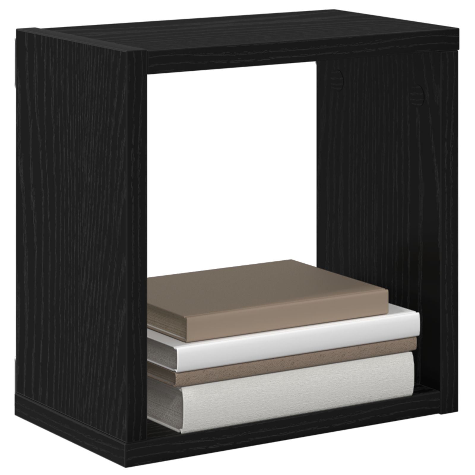 Thumbnail - vidaXL Wandregale Schwarz-Eiche MDF 26 x 15 x 26 cm Wandregale