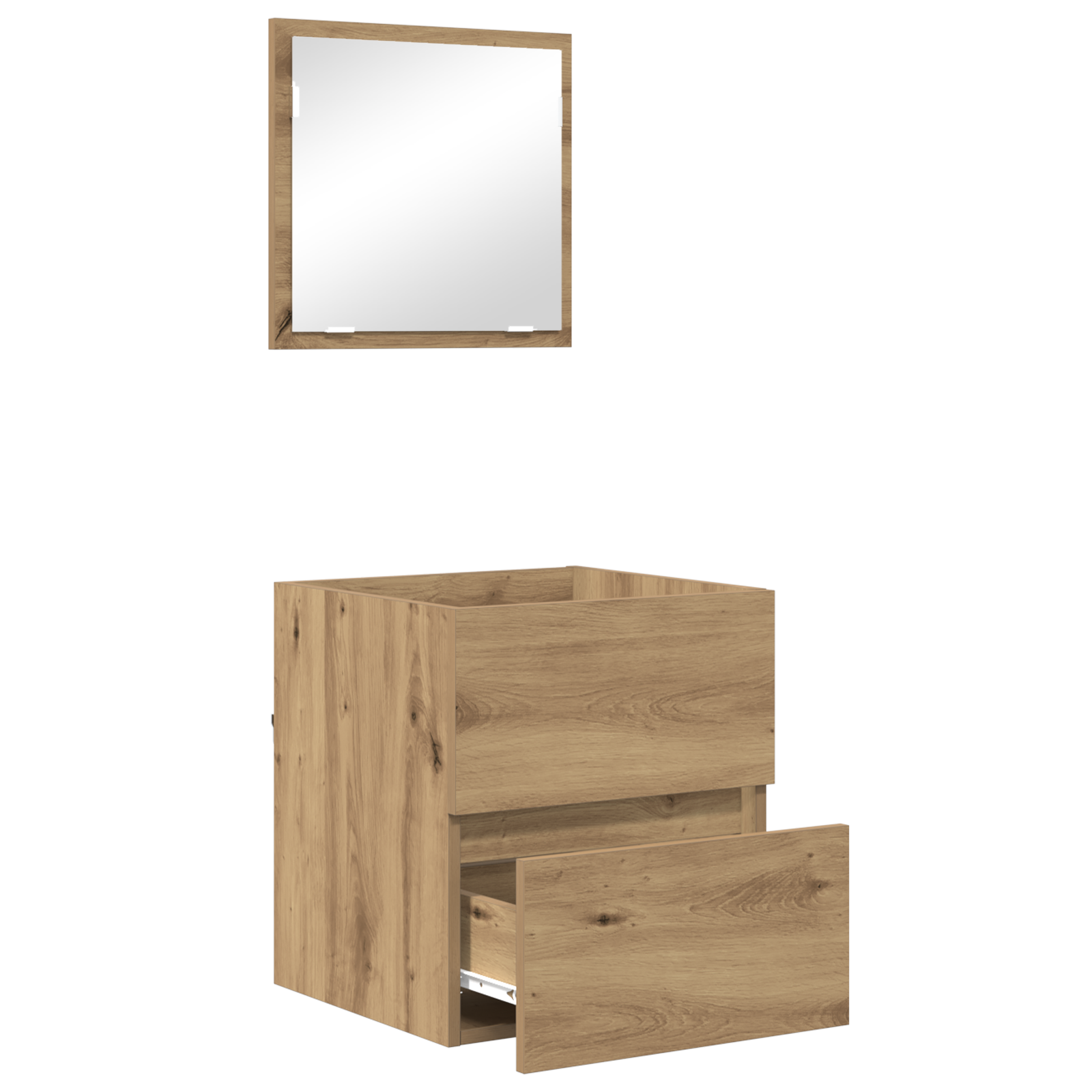 Bathroom Storage Cabinet Artisan Oak MDF Medium Storage - Image 5