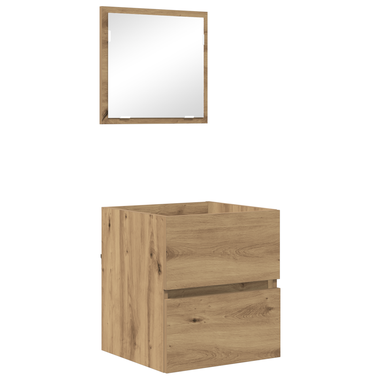 Bathroom Storage Cabinet Artisan Oak MDF Medium Storage - Image 2