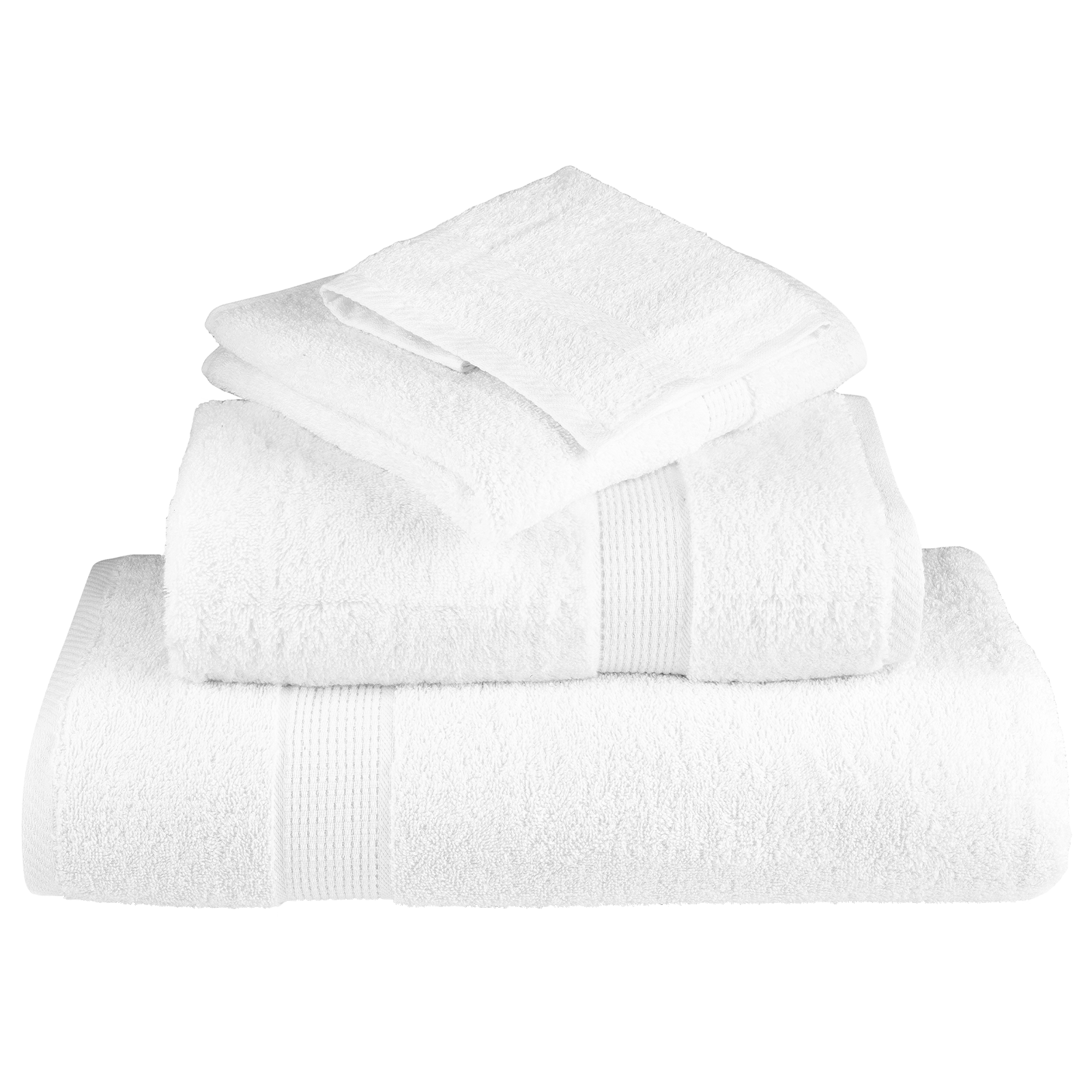 Gastendoek SOLUND 10 st Wit 15 x 21 cm 550 gsm