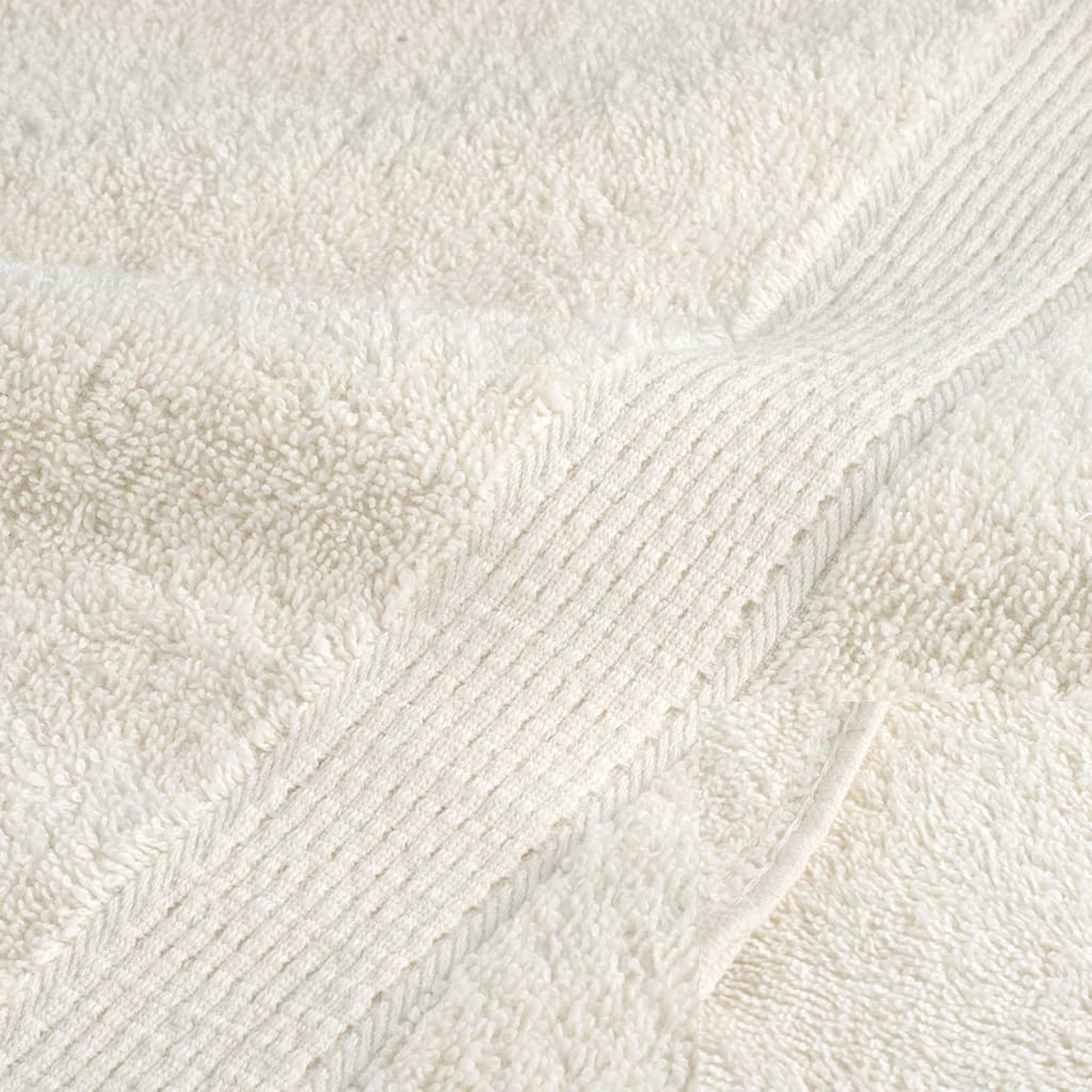 Gastendoek SOLUND 2 st Crème 15 x 21 cm 550 gsm