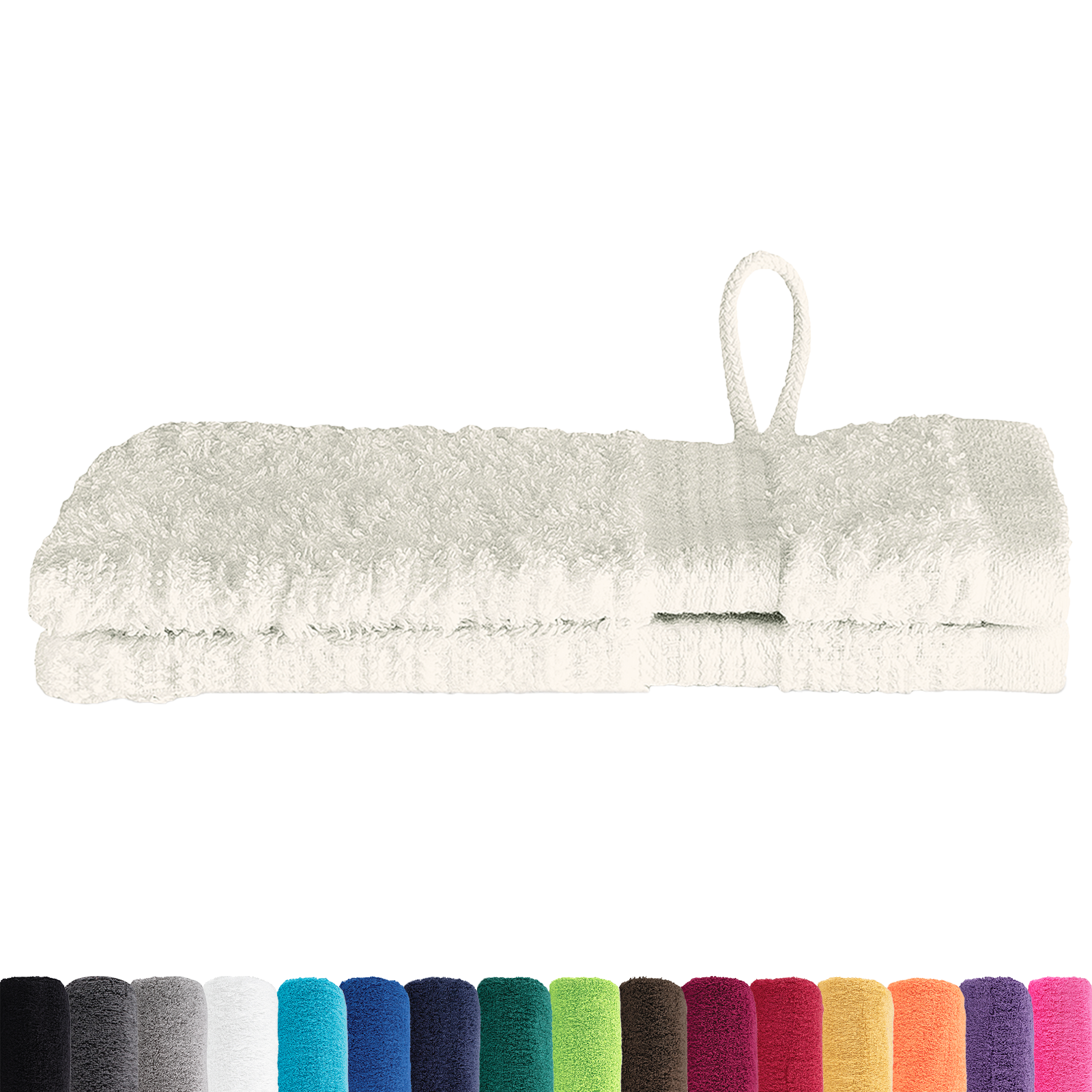Gastendoek SOLUND 2 st Crème 15 x 21 cm 550 gsm