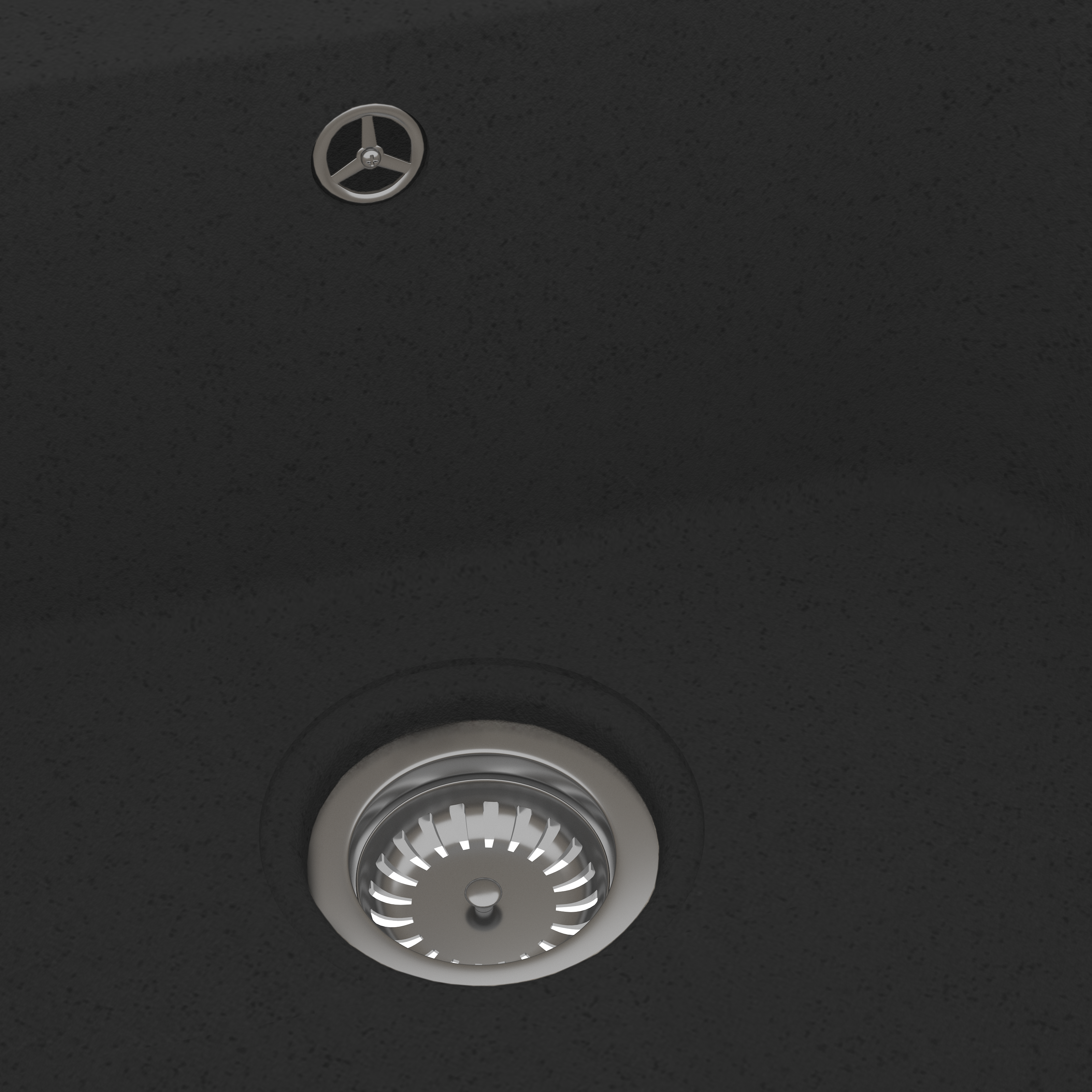 Black Kitchen Sink 760x480x184 mm Granite - Image 5