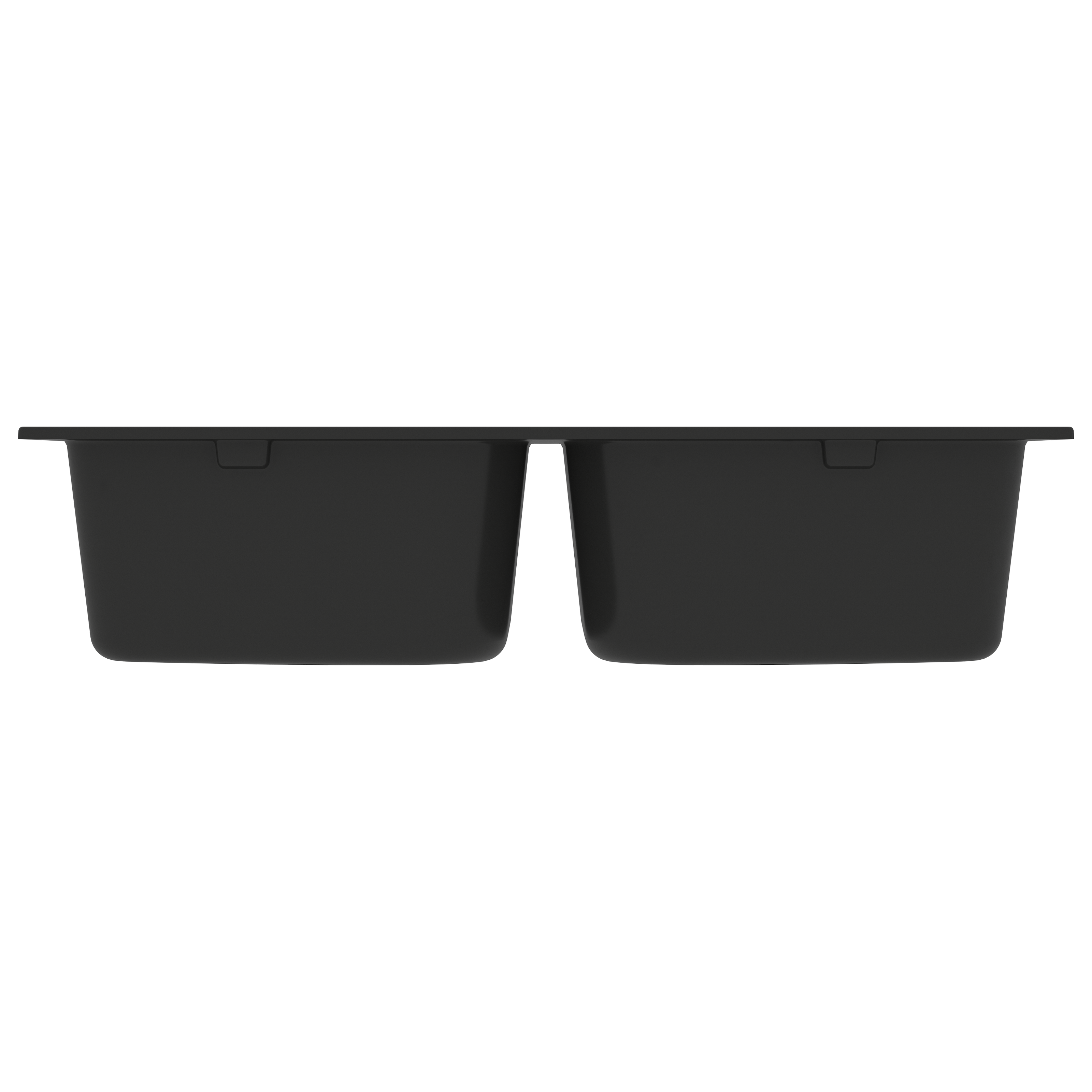 Black Kitchen Sink 760x480x184 mm Granite - Image 3