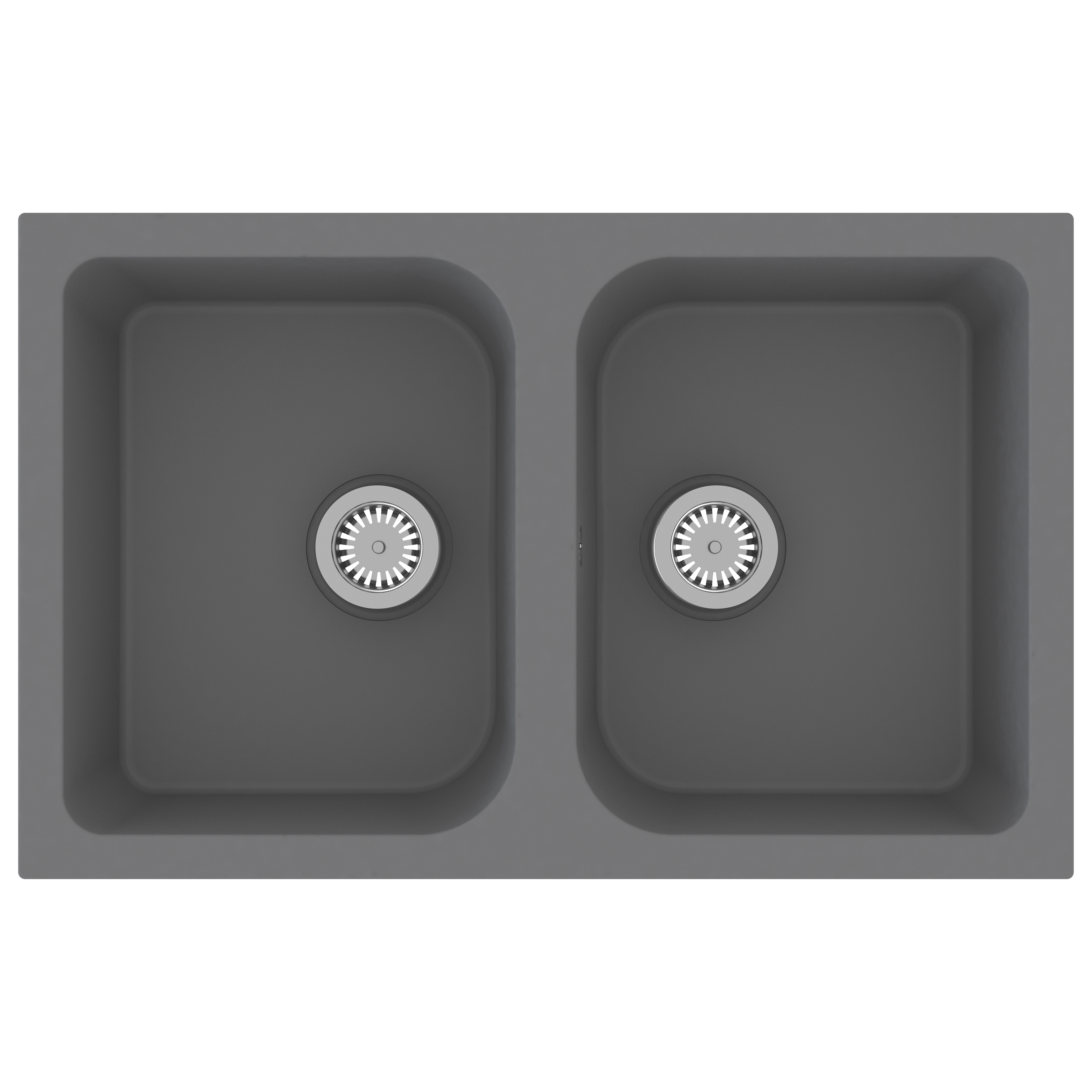 Kitchen Sink Grey 760x480x184 mm Granite - Image 2