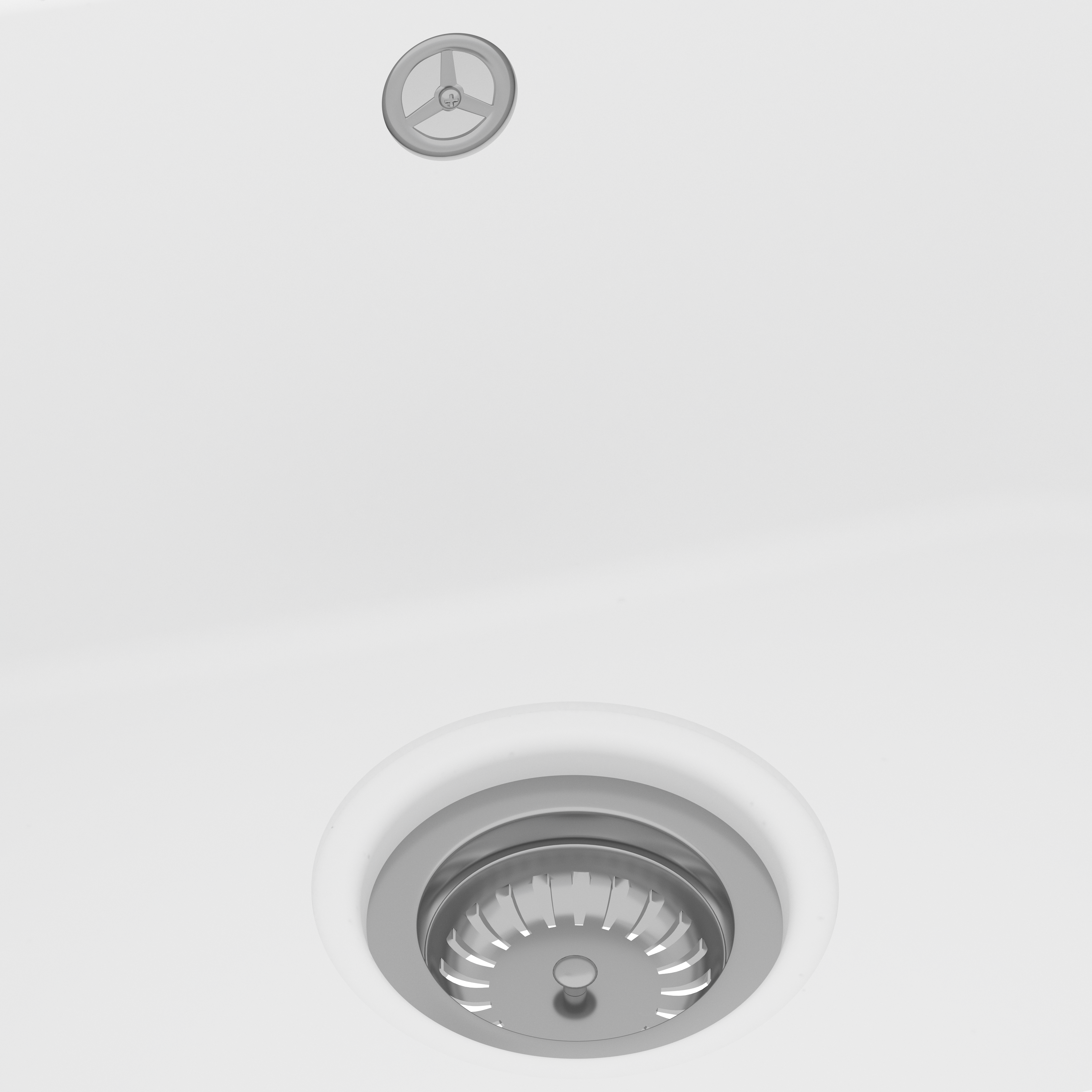 Kitchen Sink White 760x480x184 mm Granite - Image 5