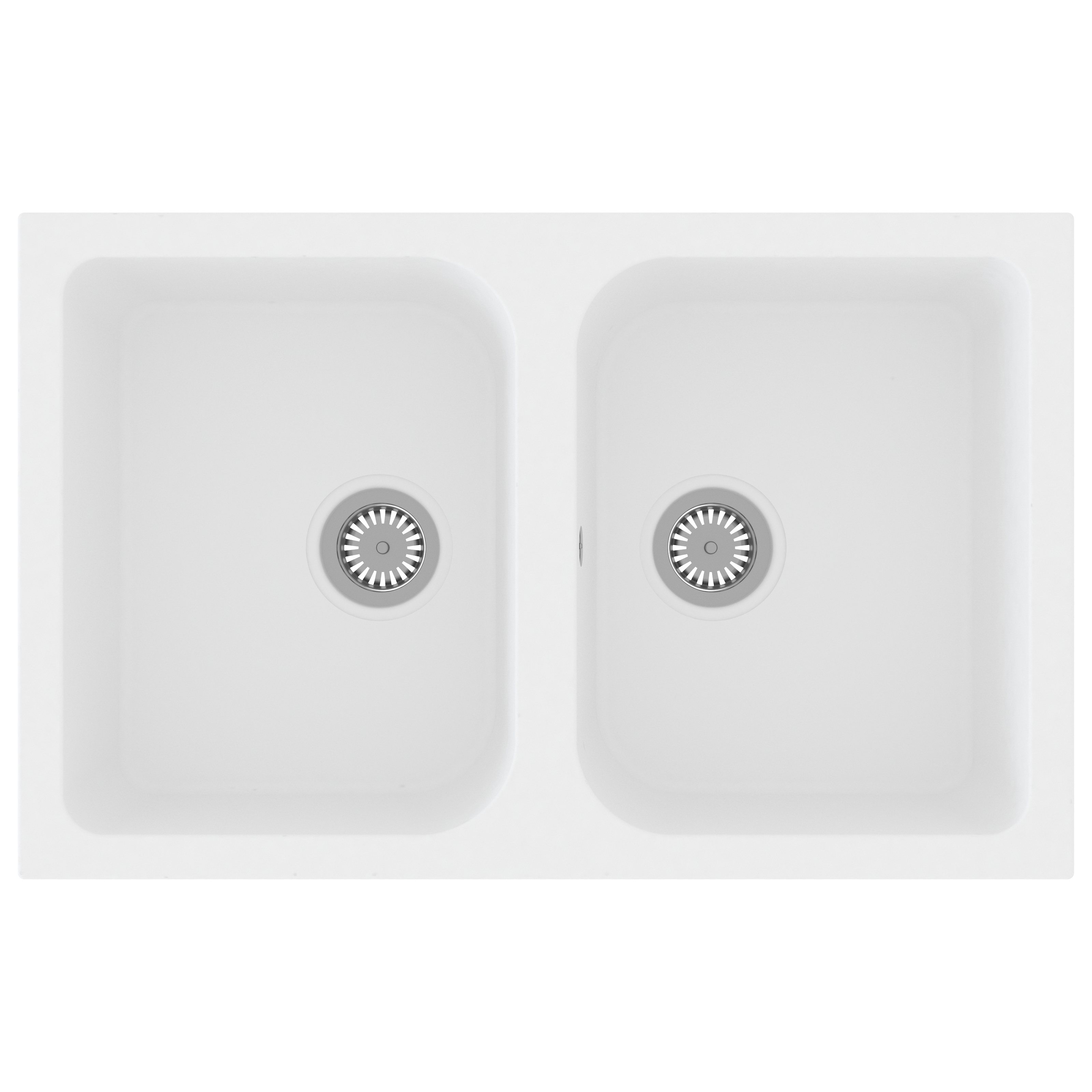 Kitchen Sink White 760x480x184 mm Granite - Image 2