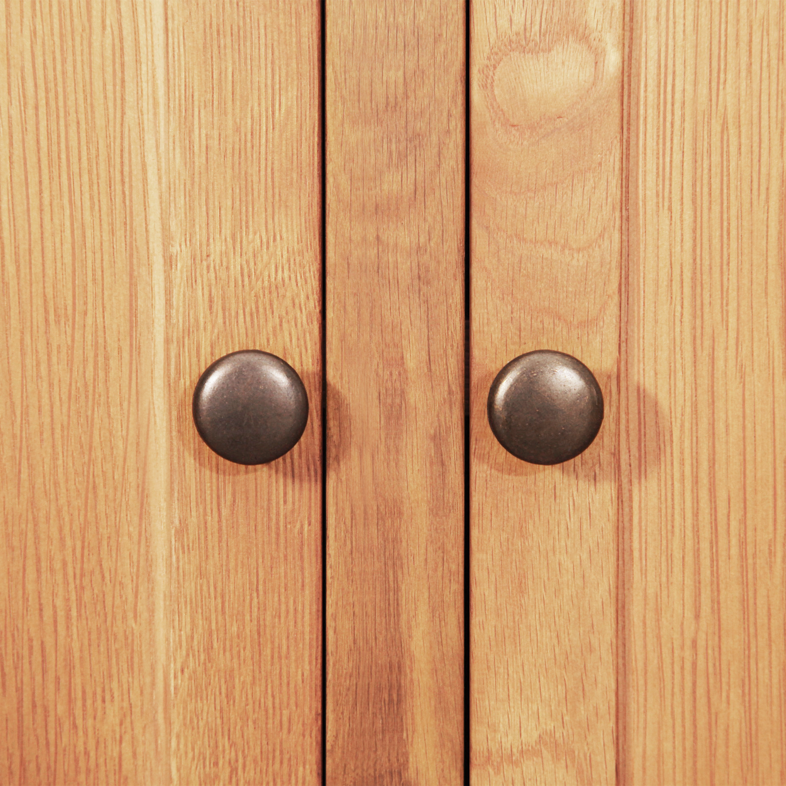 Dressoir Bruin 112 x 33.5 x 70 cm Massief eikenhout - Afbeelding 4