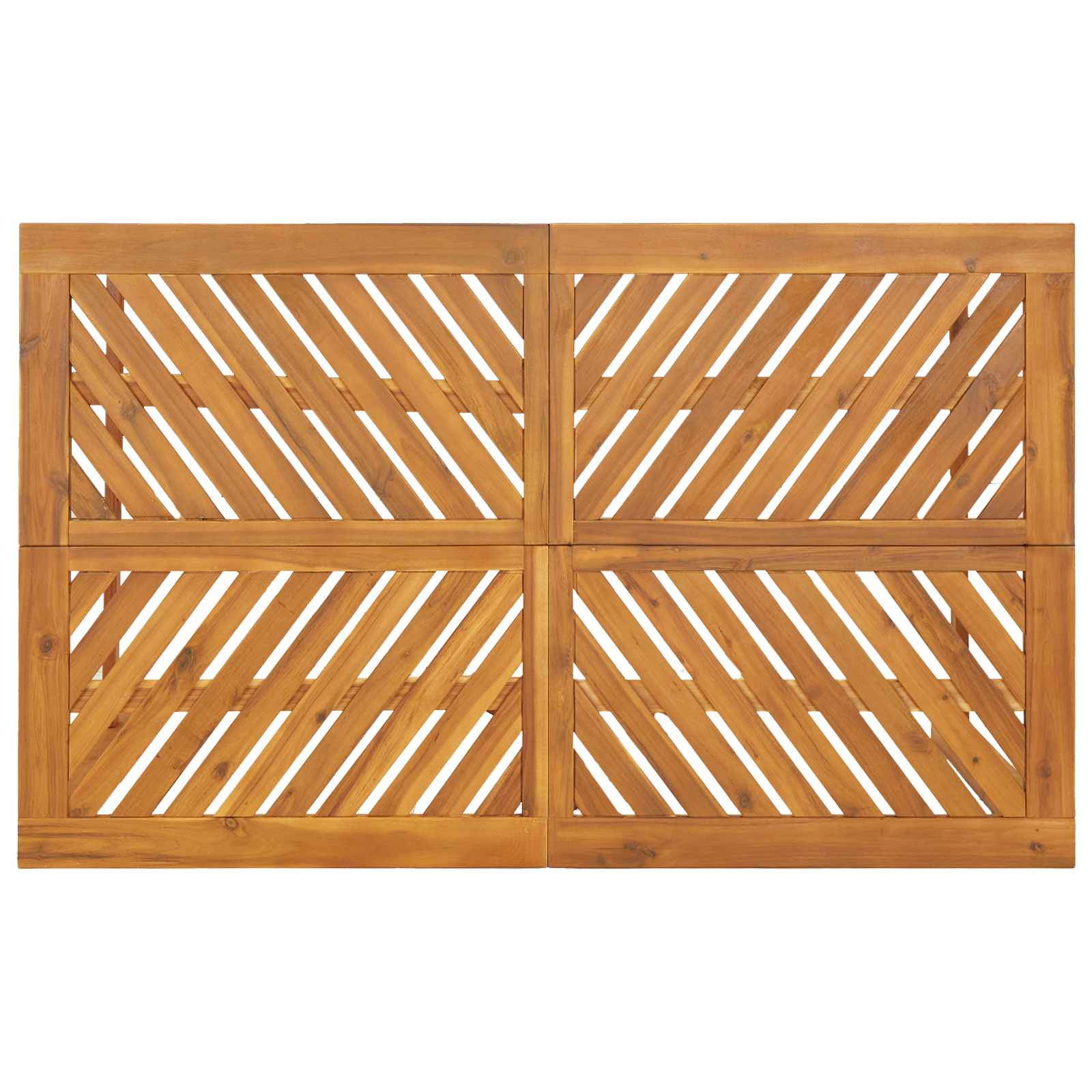 4 Piece Garden Dining Set Solid Wood Acacia - Image 8