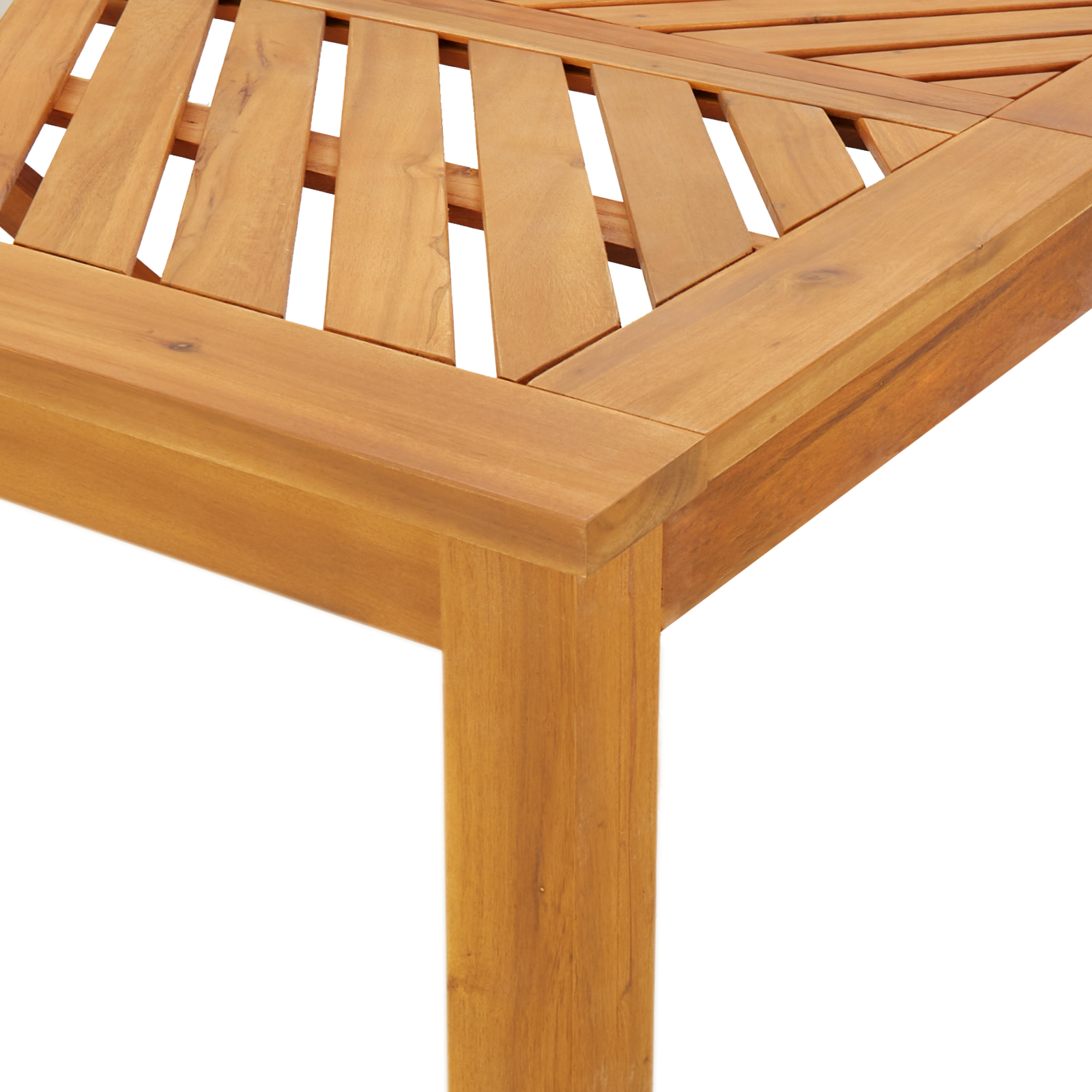 Tuin eettafelset 7 st Bruin Massief Acaciahout
