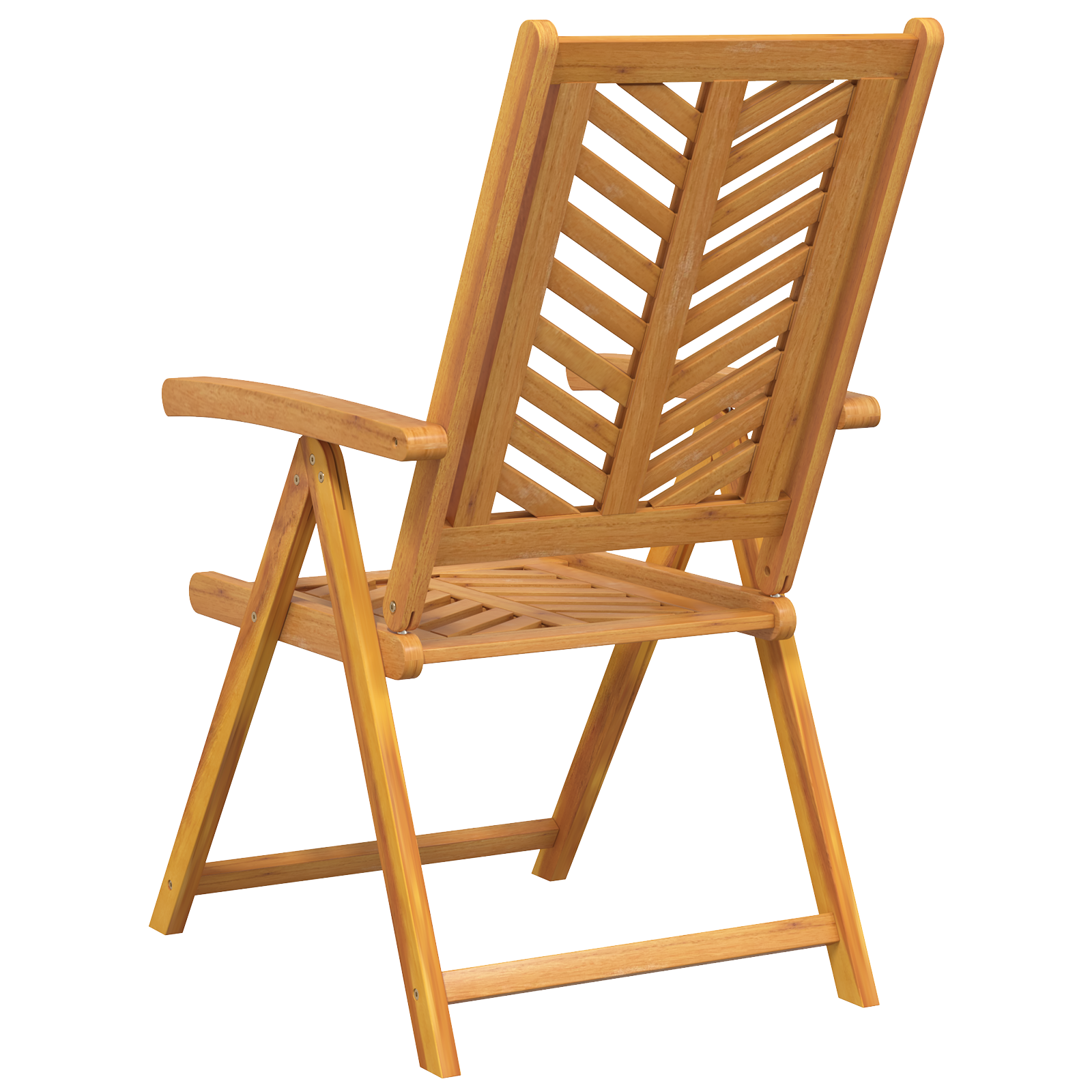 Reclining Garden Chairs 6 pcs Solid Wood Acacia - Image 7
