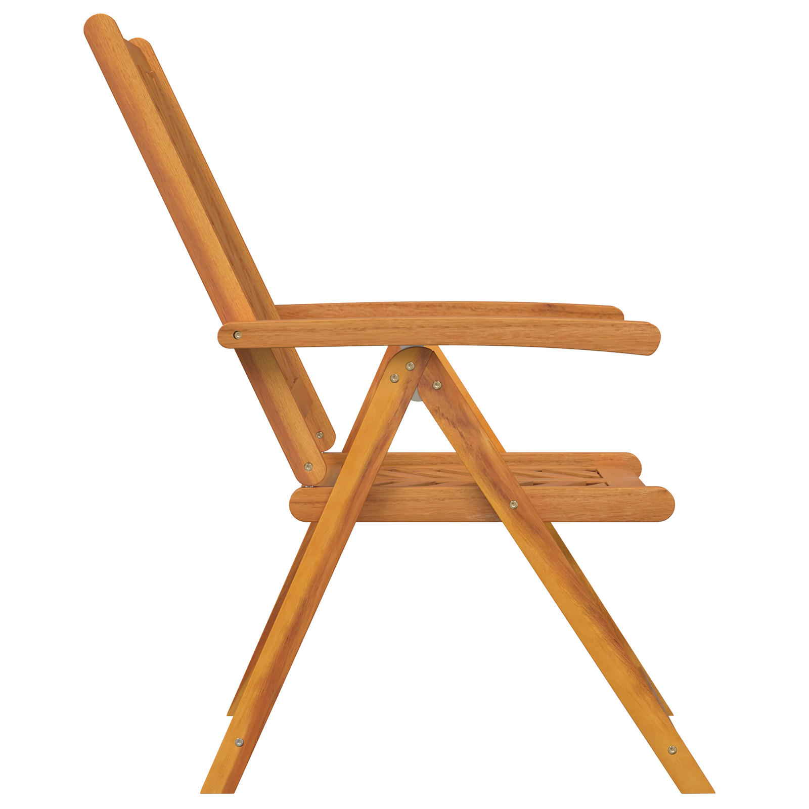 Reclining Garden Chairs 6 pcs Solid Wood Acacia - Image 6