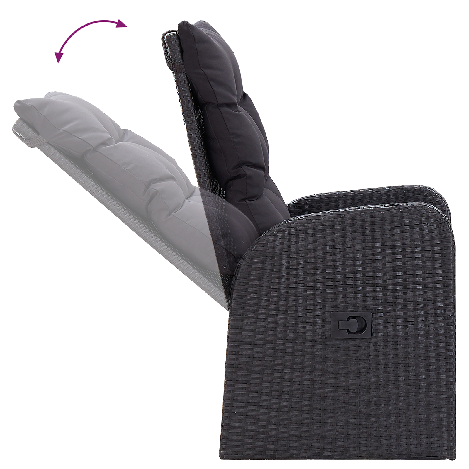 5-частен градински комплект за хранене с възглавници - Image 6