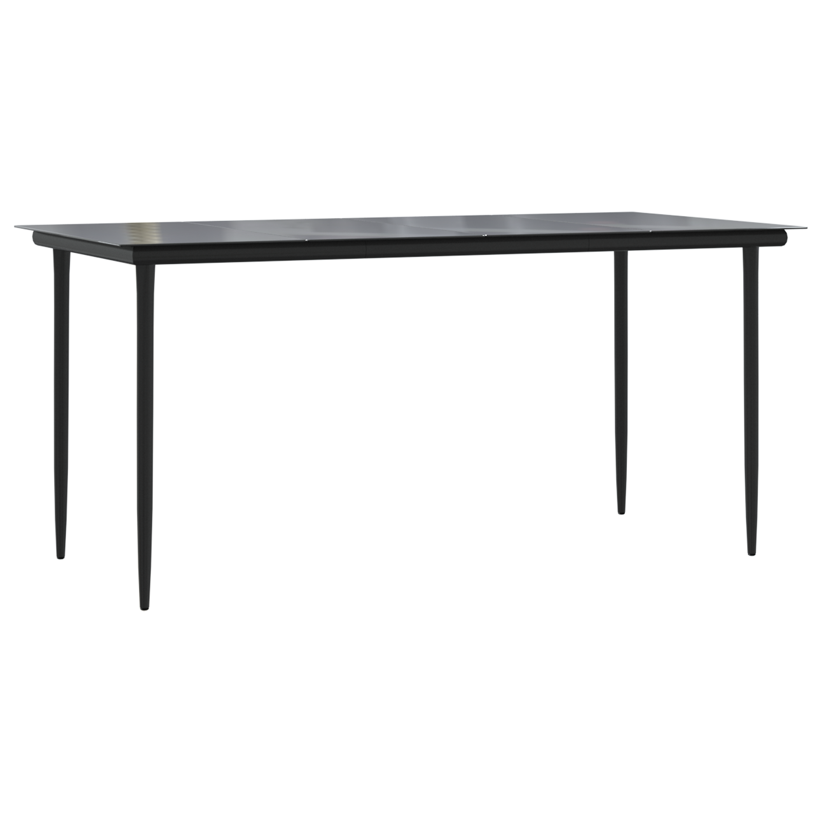Juodas 7 dalių sodo valgomojo komplektas - Image 6