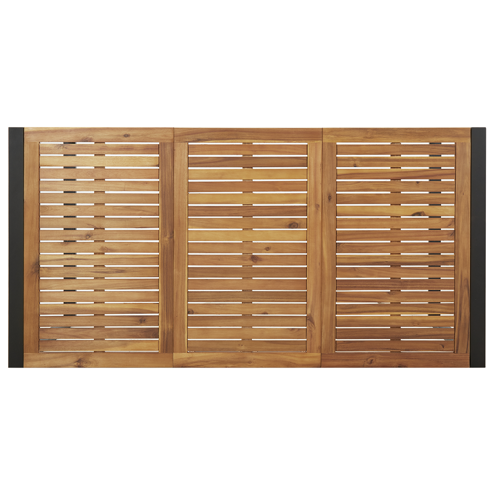 7 Piece Garden Dining Set Solid Wood Acacia and Metal - Image 8