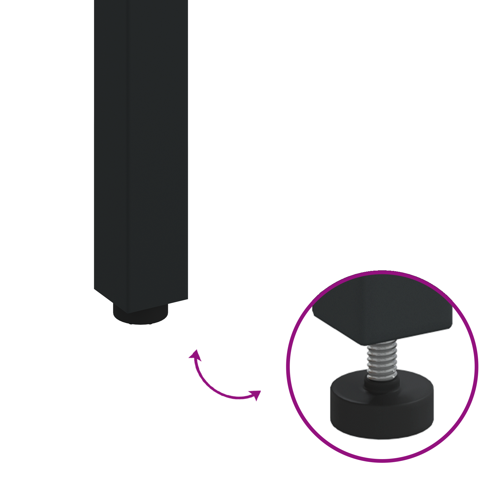 5-delt hage spisestue sett i solid akasietre og metall - Bilde 11