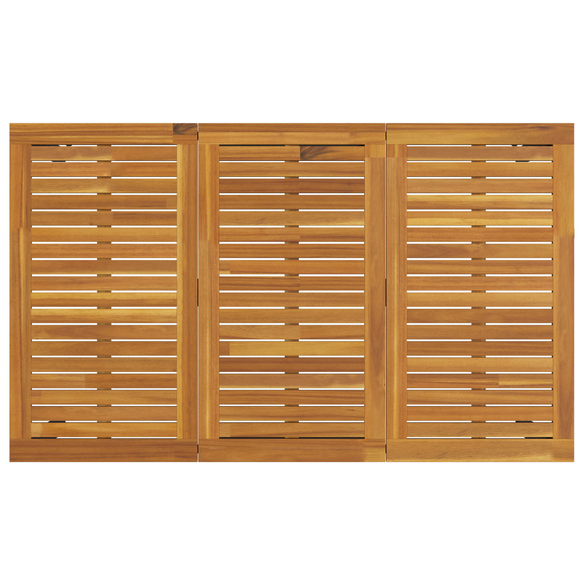 5-delt hage spisestue sett i solid akasietre og metall - Bilde 8