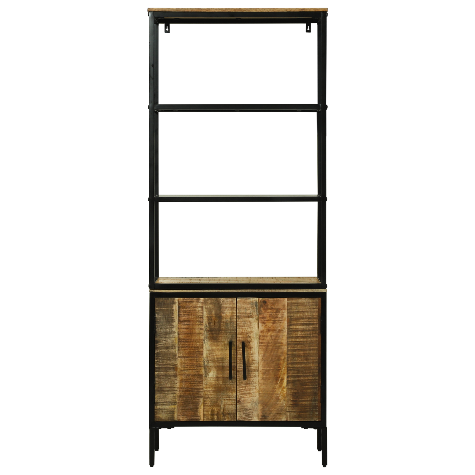 Highboard 70x35x180 cm Solid Rough Wood Mango - Image 5