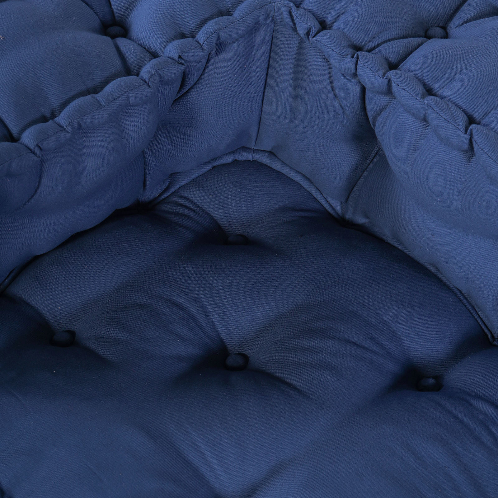 Modular Pouffes 2 pcs Indigo Fabric - Image 9