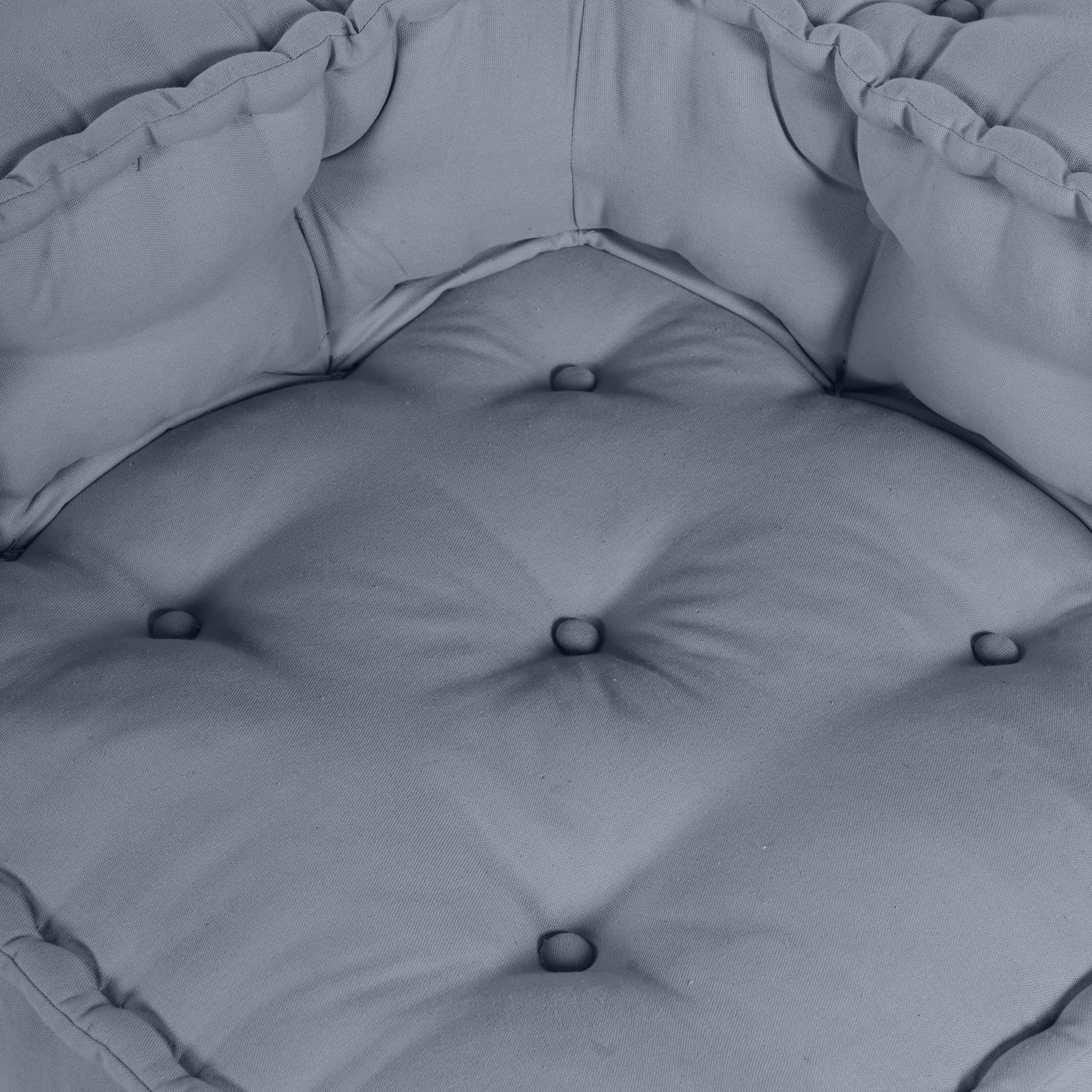 4-Seater Modular Pouffe Sofa Convertible Grey Fabric - Image 11