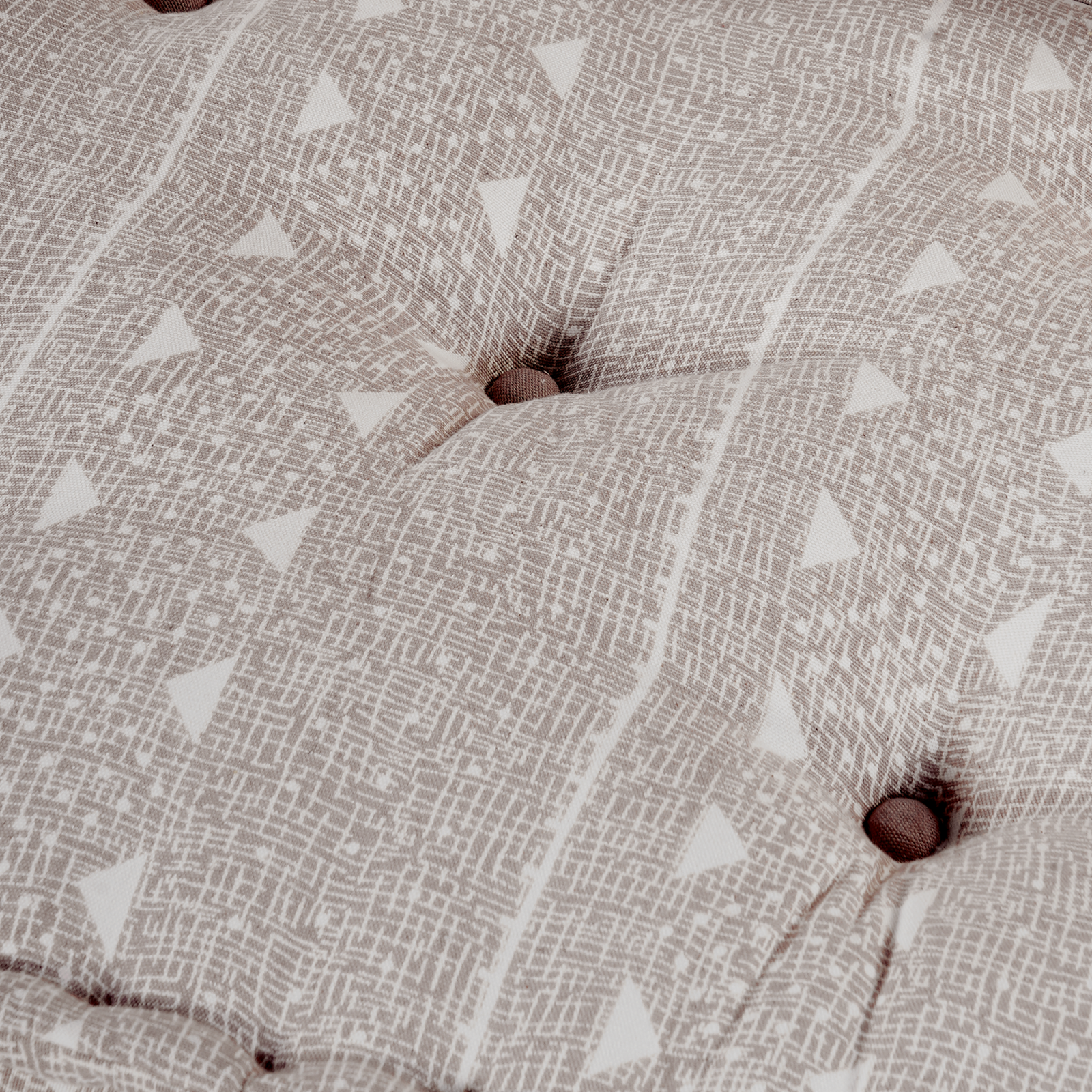 2-Seater Modular Pouffe Sofa Convertible in Light Brown Fabric - Image 6