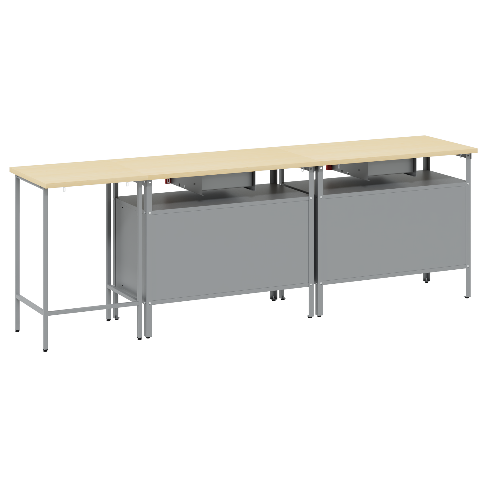 3-Piece Workbench Set - Black Steel - Image 9
