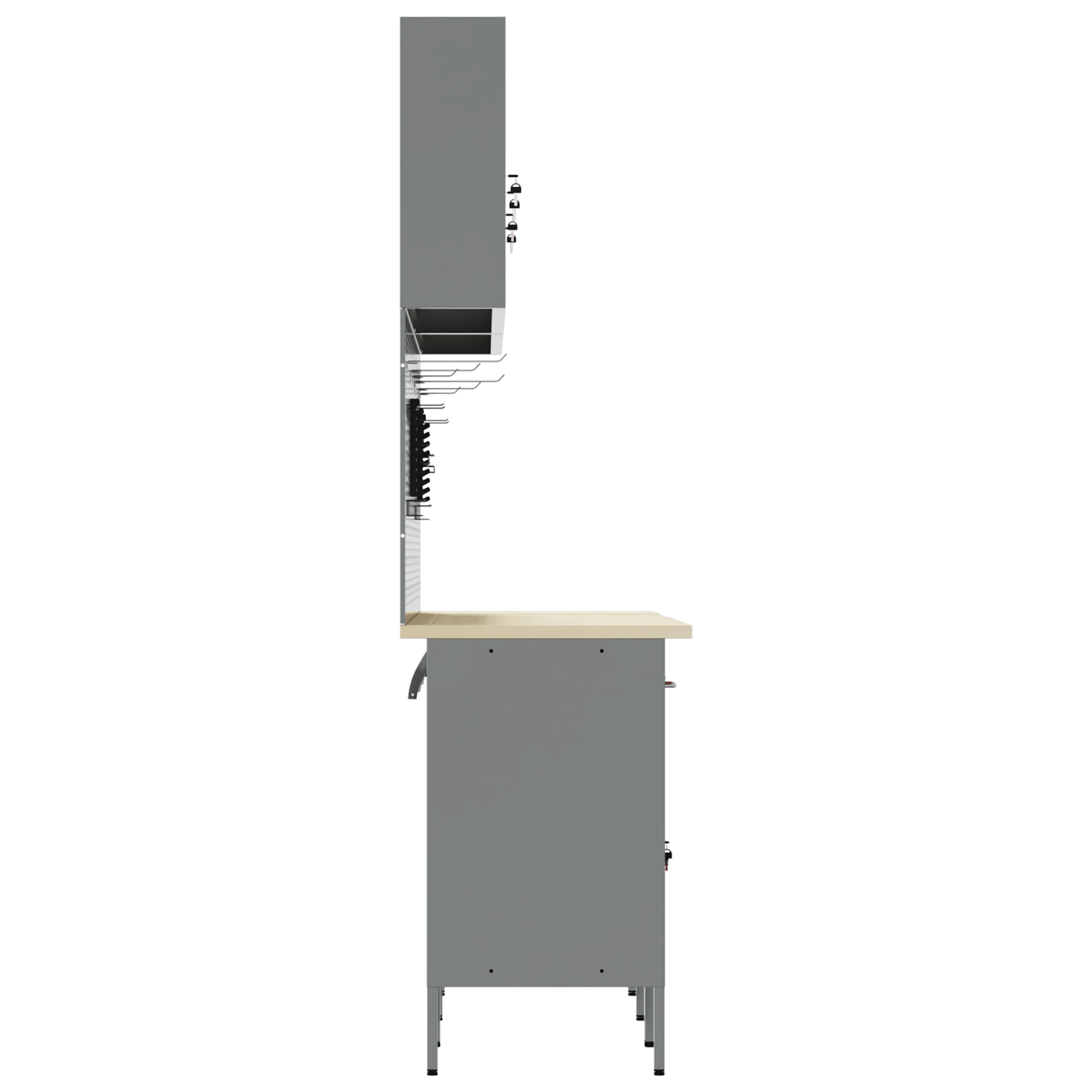 10 Piece Work Bench Set Red Steel - Image 10