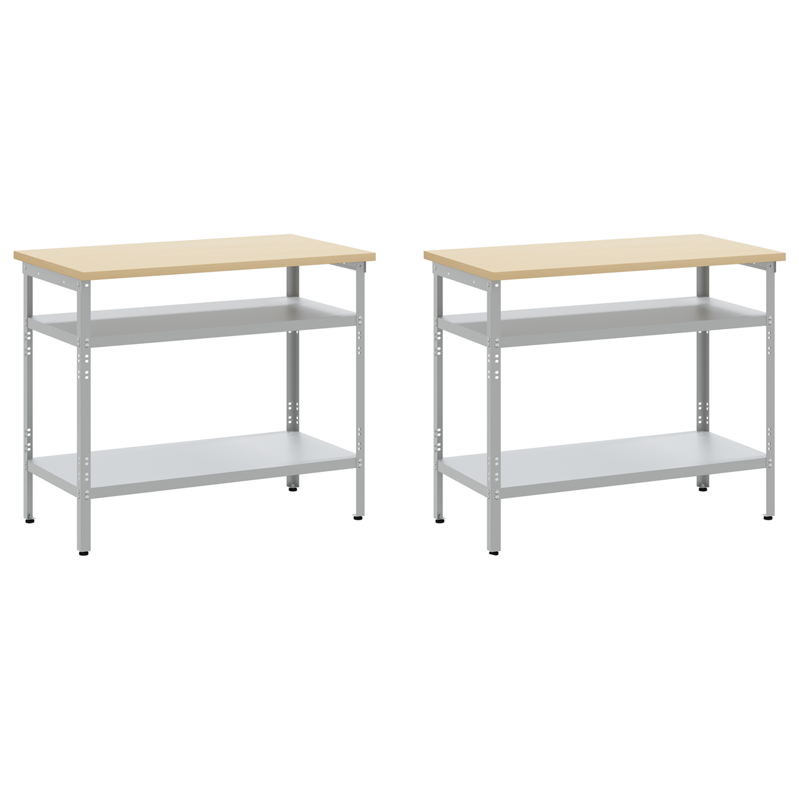 8 Piece Work Bench Set - Grey Steel - Image 8