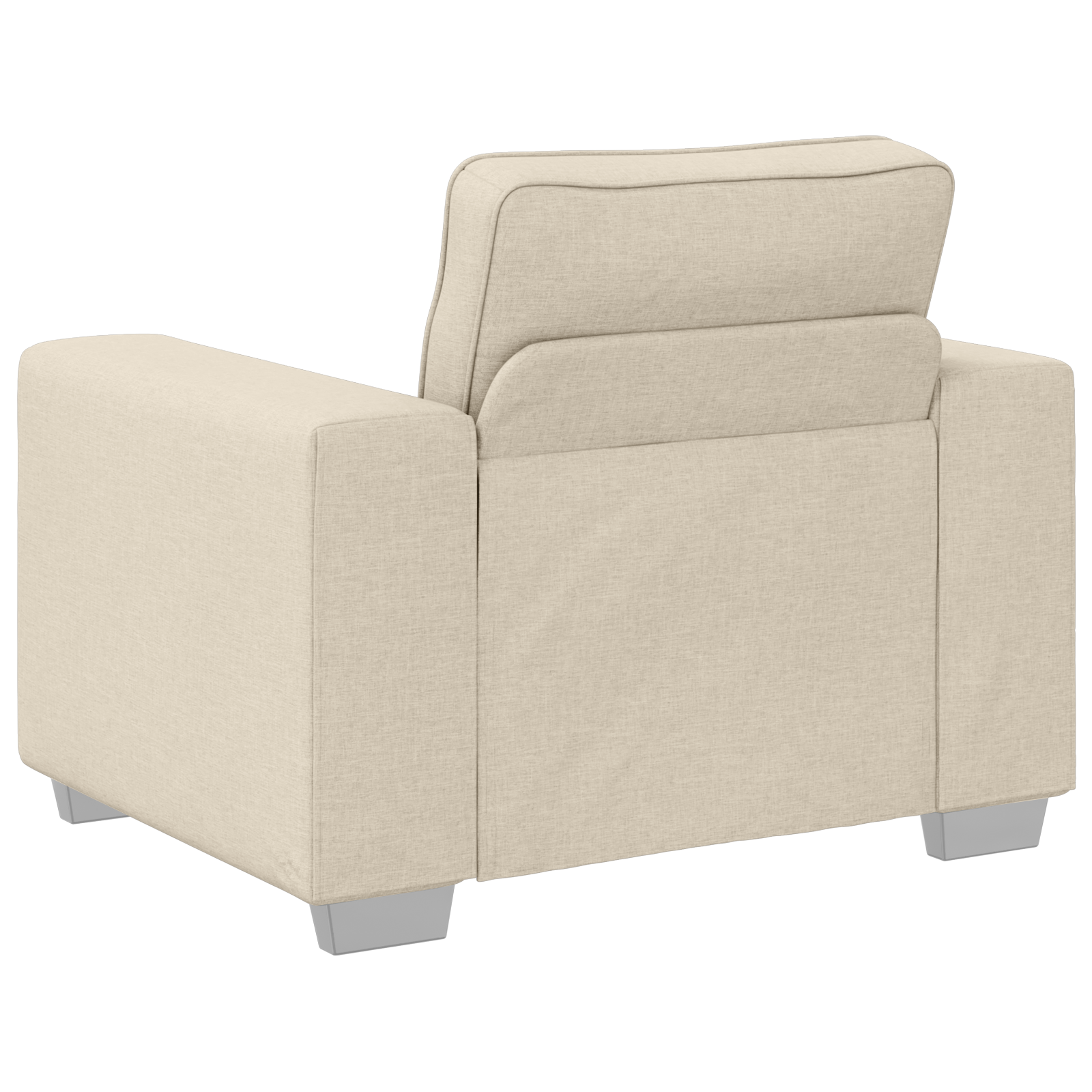 Sofa 3 pcs Beige Linen - Image 7