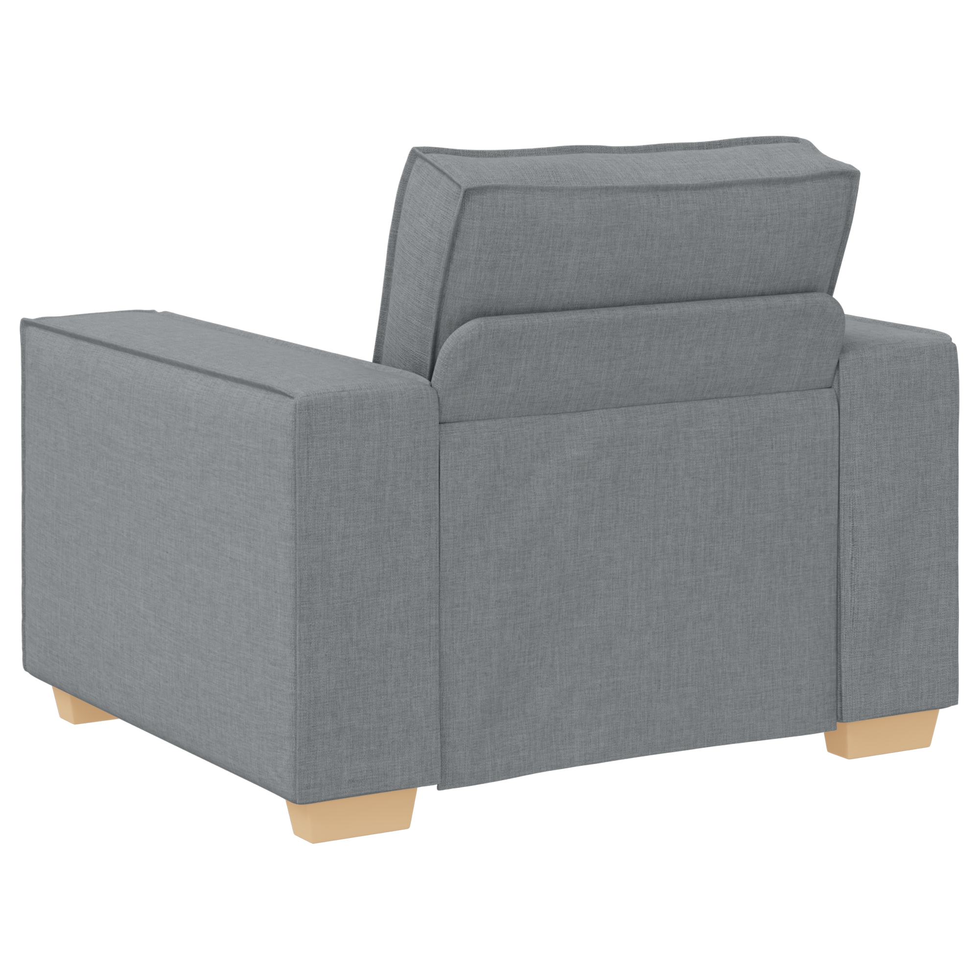 3 Piece Sofa Set with Cushions Light Grey Fabric - Image 7