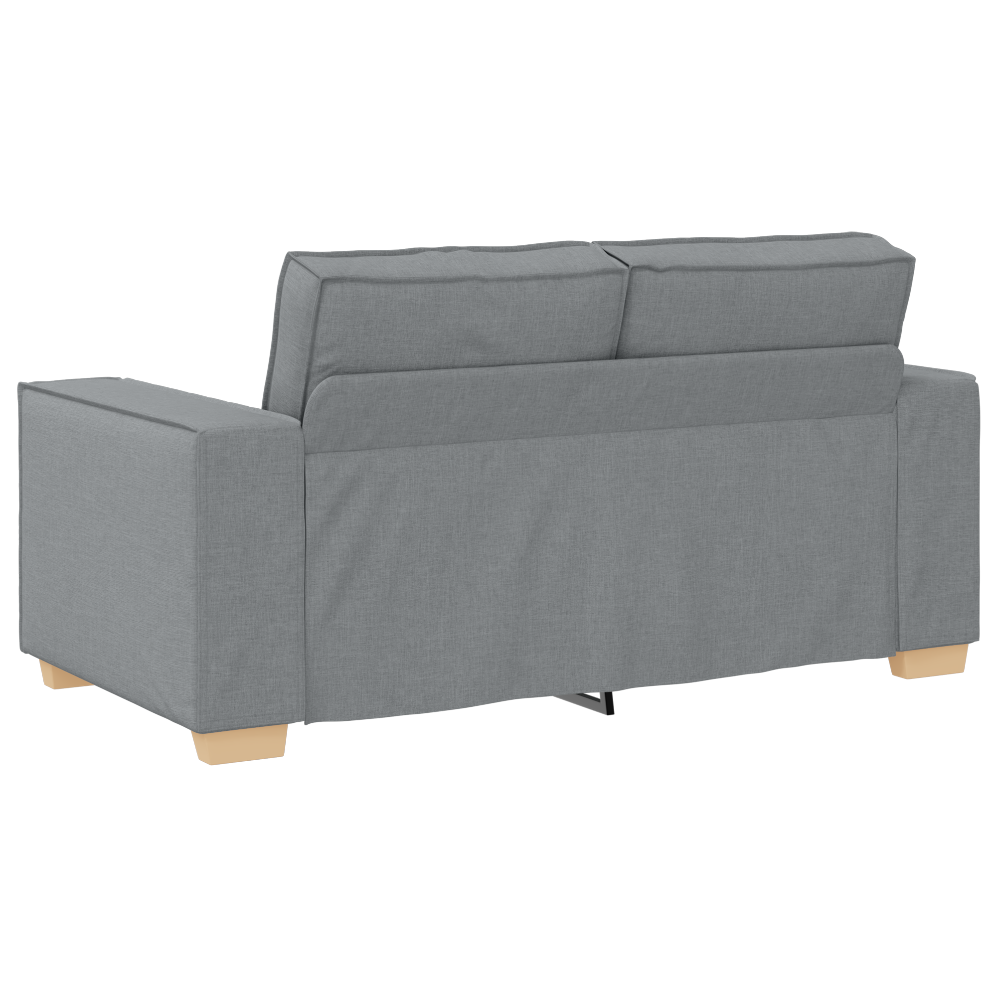 3 Piece Sofa Set with Cushions Light Grey Fabric - Image 8