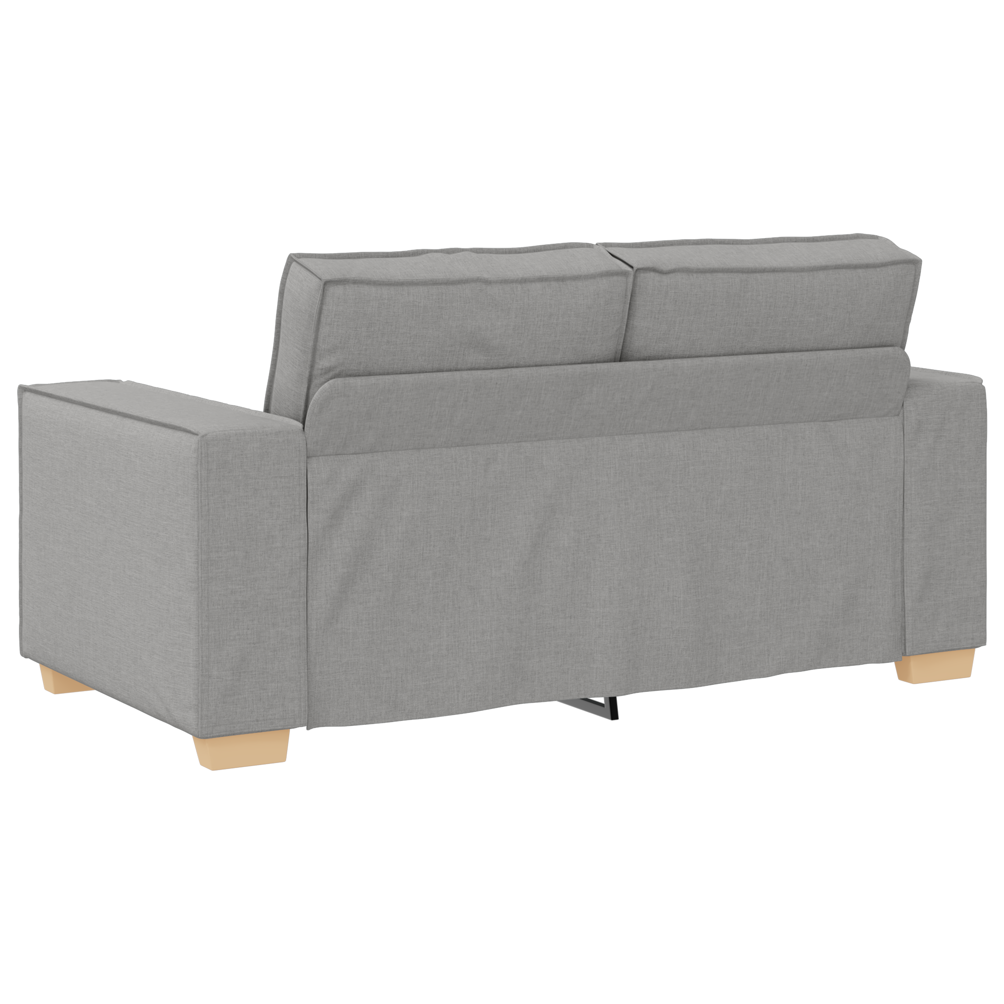 3 dalis Sofa rinkinys su pagalvėlėmis Debesų pilkos medžiagos - Image 8