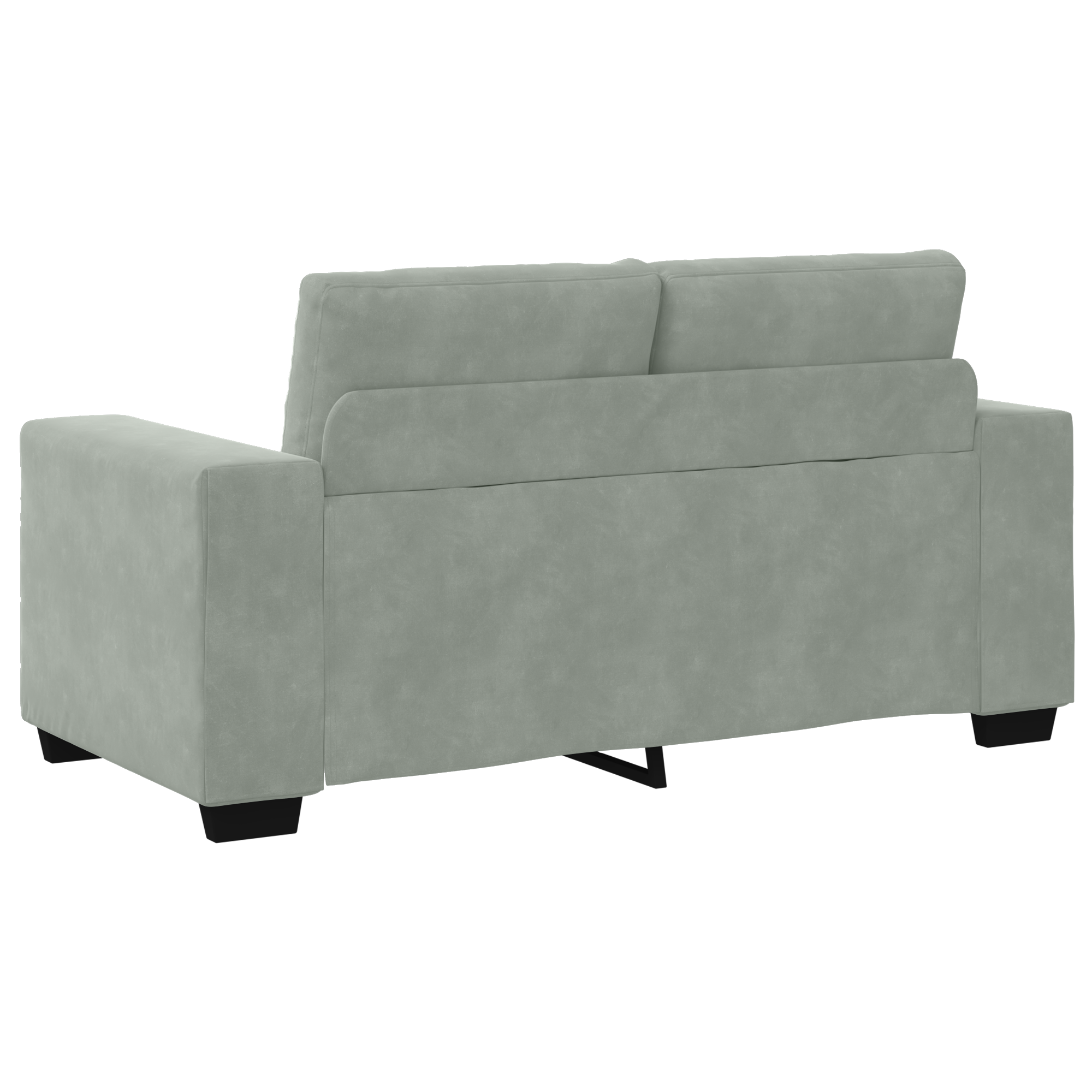 3 Piece Sofa Set with Cushions Light Grey Velvet - Image 8