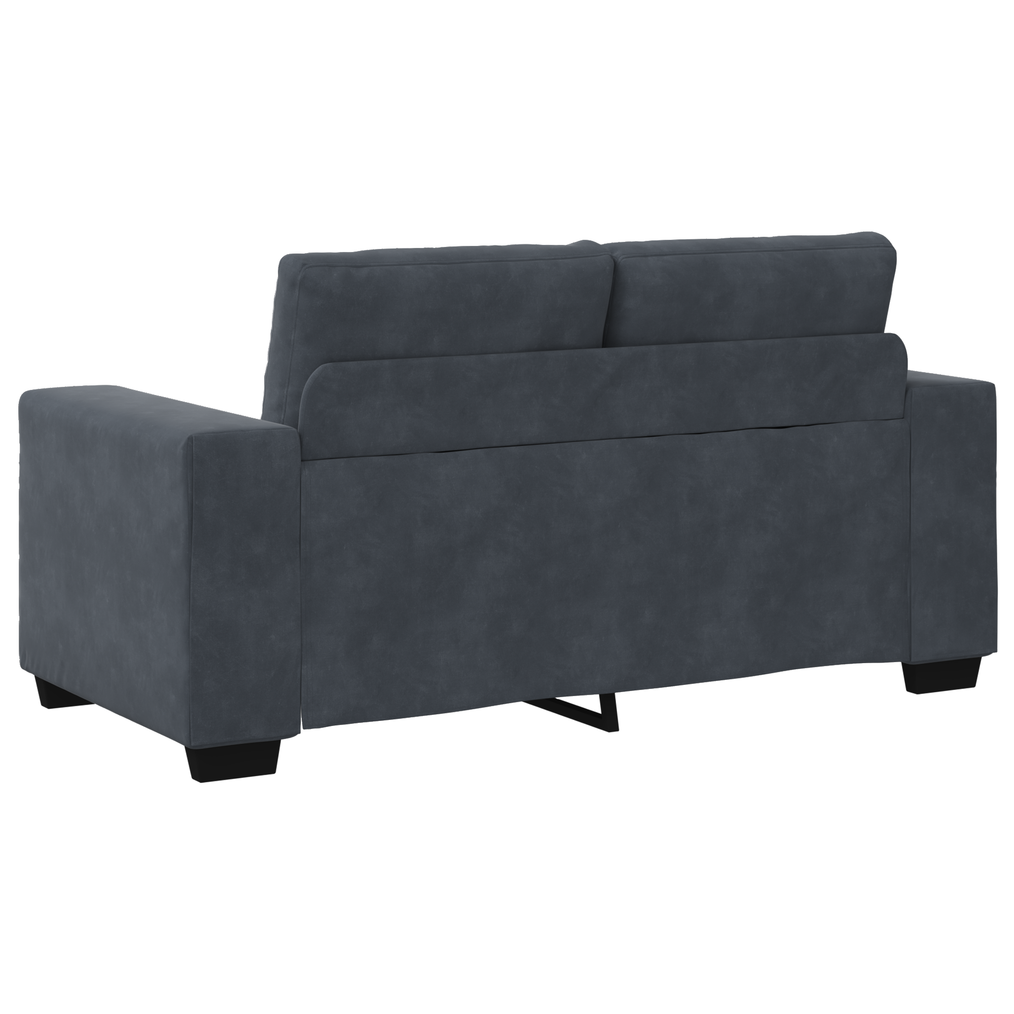 3 Piece Sofa Set with Cushions Dark Grey Velvet - Image 8