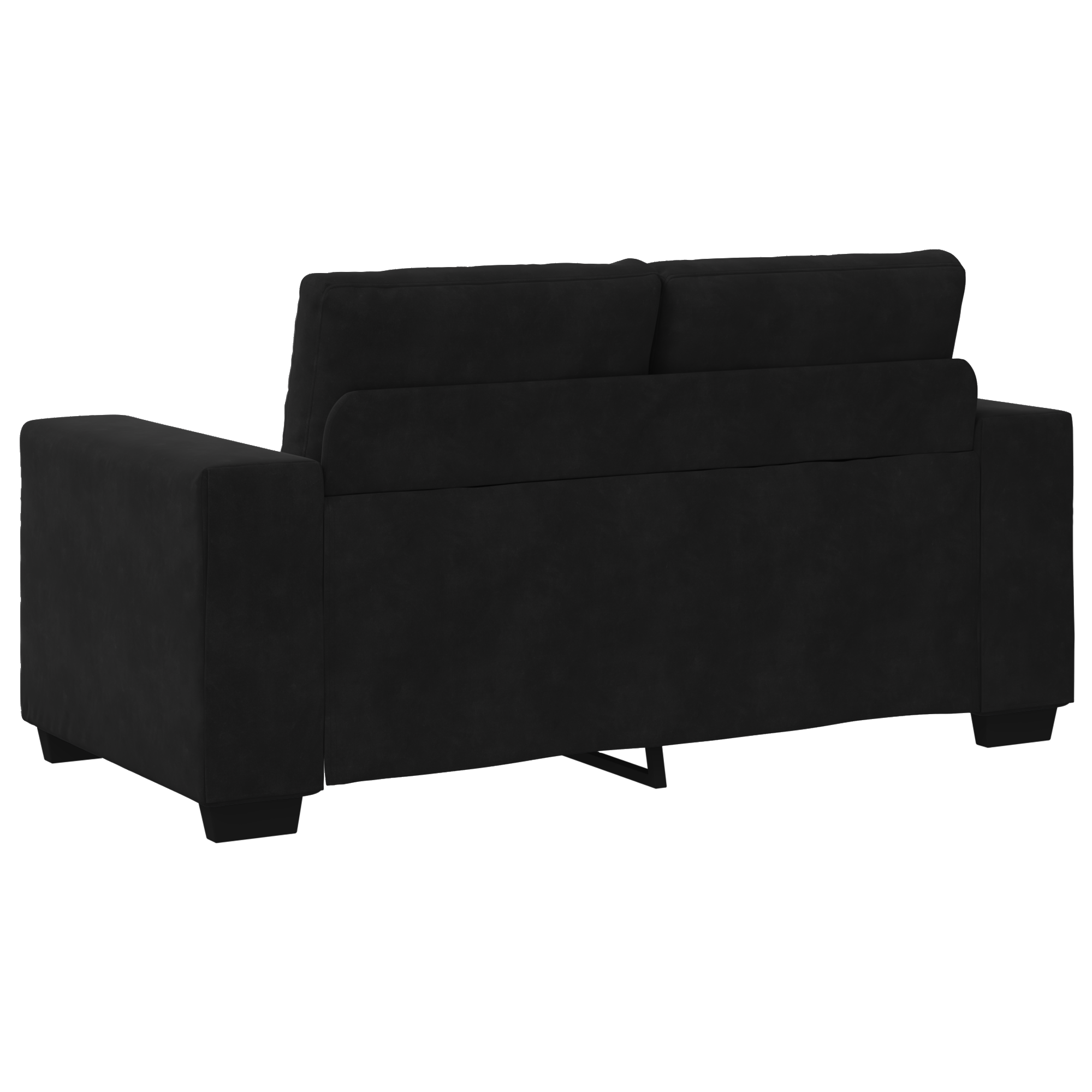 3 Piece Sofa Set with Cushions Black Velvet - Image 8