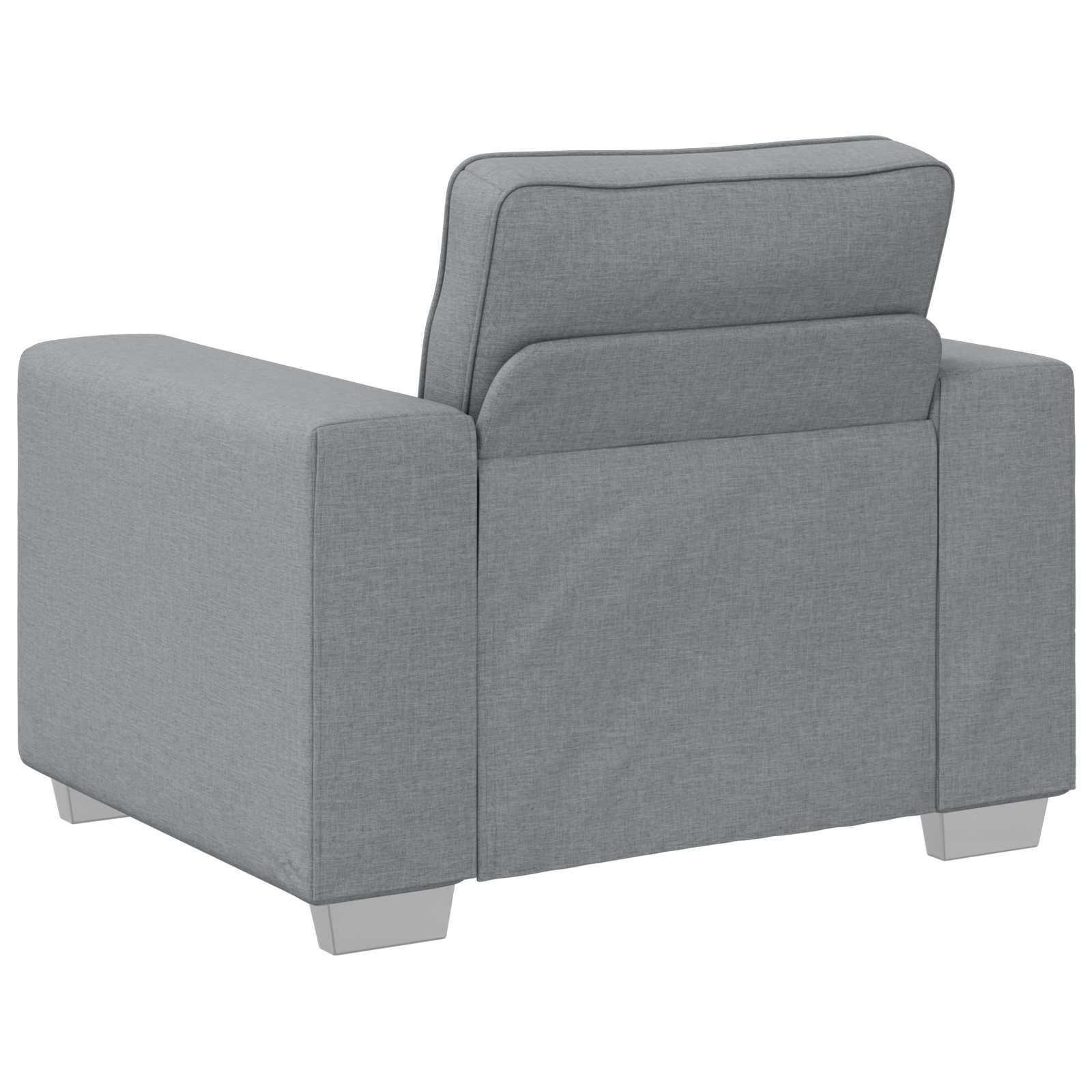 Sofa Set with Cushion 3 pcs Grey 219 x 77 x 82 cm Fabric - Image 7