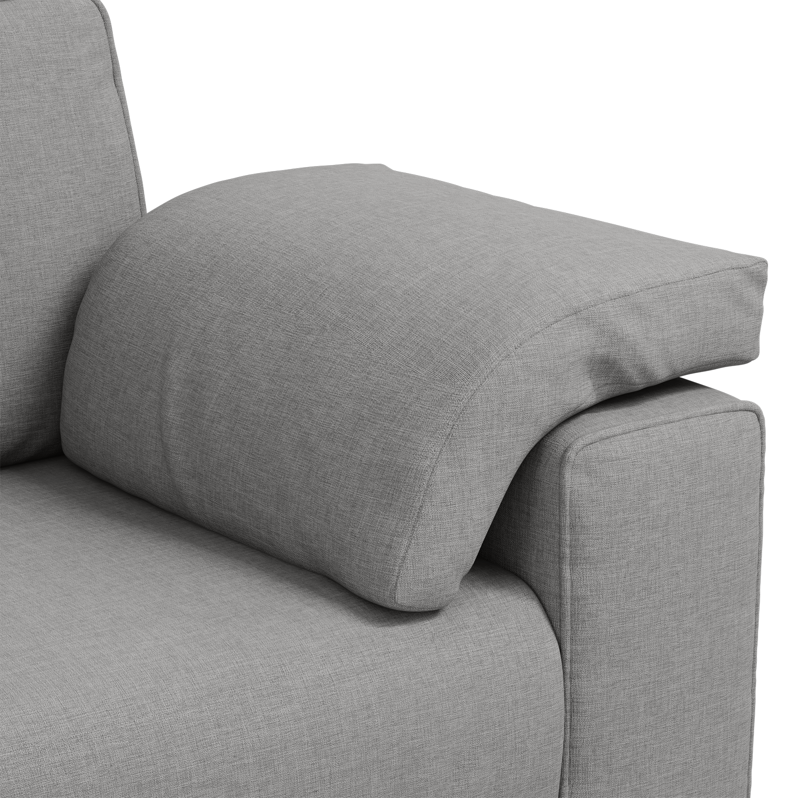 vidaXL Sofa 2 pcs Wolkengrau 219 x 80 x 82 cm Stoff – Bild 7