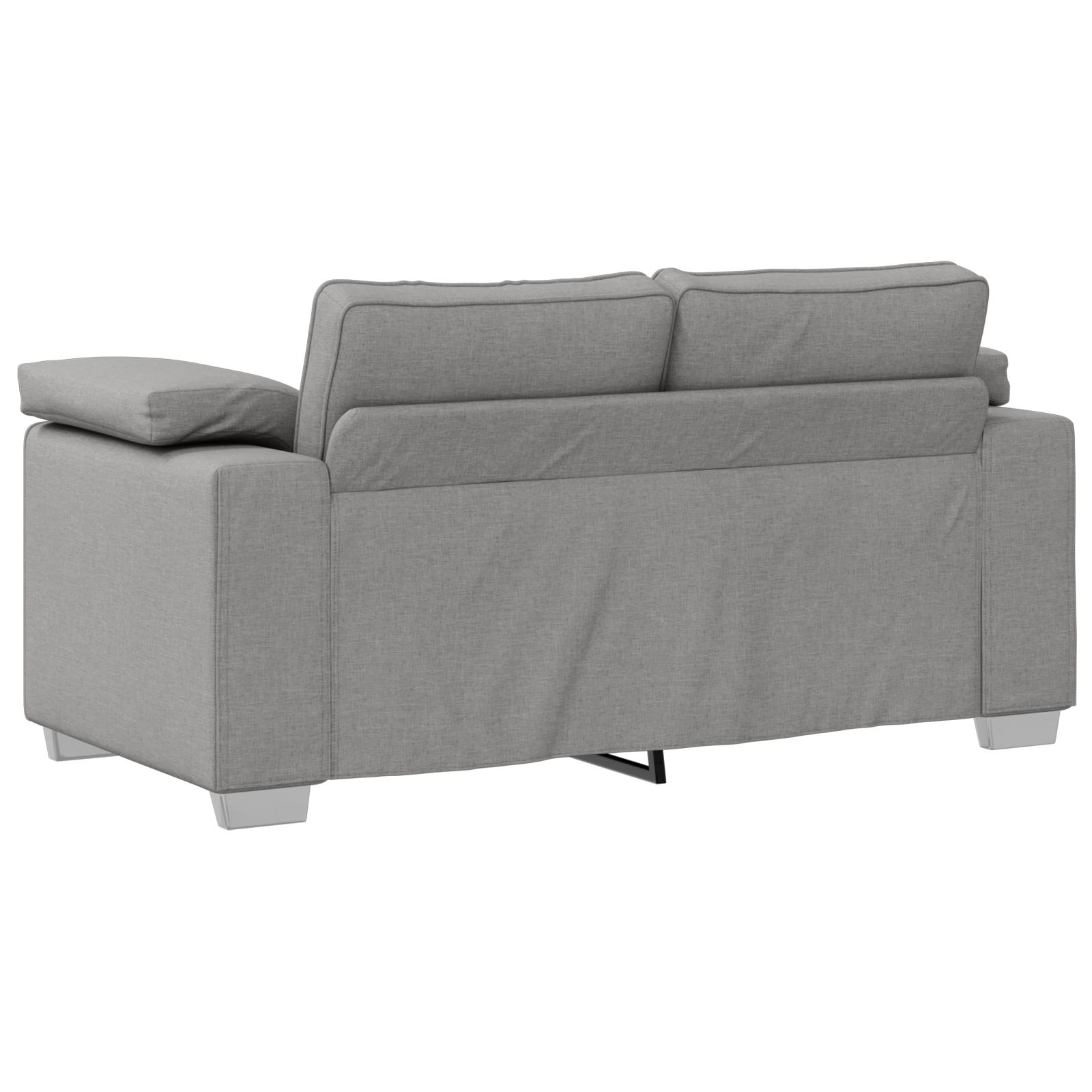 vidaXL Sofa 2 pcs Wolkengrau 219 x 80 x 82 cm Stoff – Bild 5
