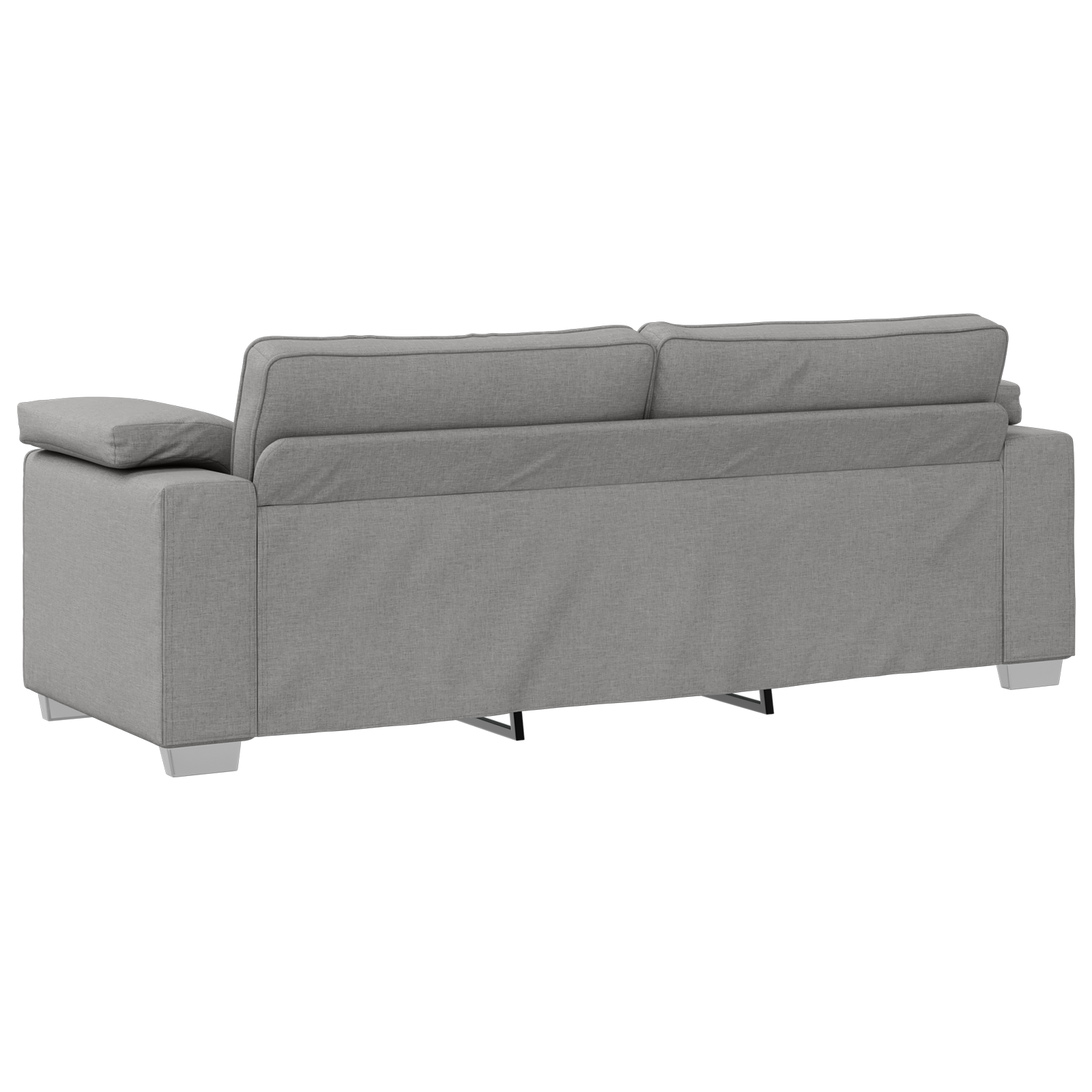 vidaXL Sofa 2 pcs Wolkengrau 219 x 80 x 82 cm Stoff – Bild 6