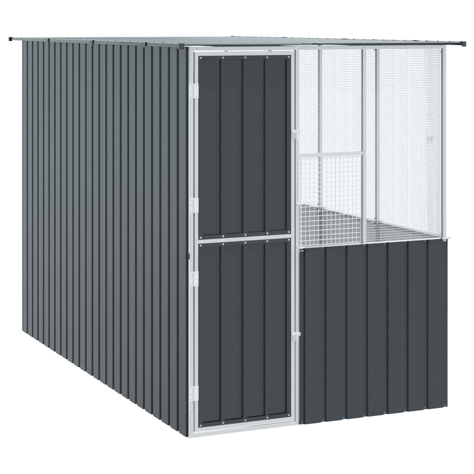 Bird Cage Anthracite215x78x200 cm Galvanised Steel - Image 2