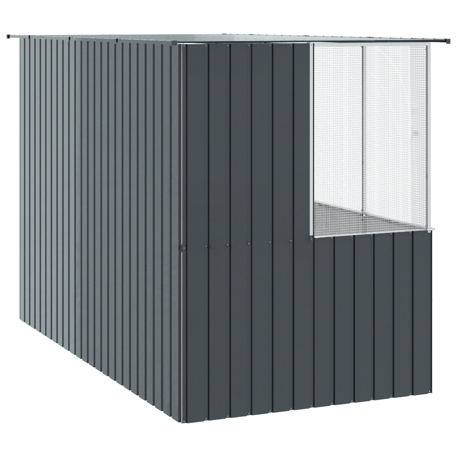 Bird Cage Anthracite215x78x200 cm Galvanised Steel - Image 5