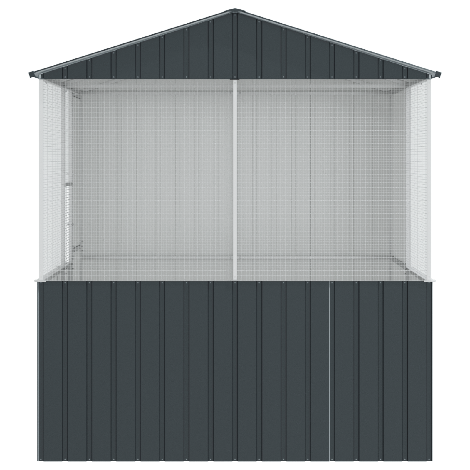 Bird Cage Anthracite215x78x200 cm Galvanised Steel - Image 7