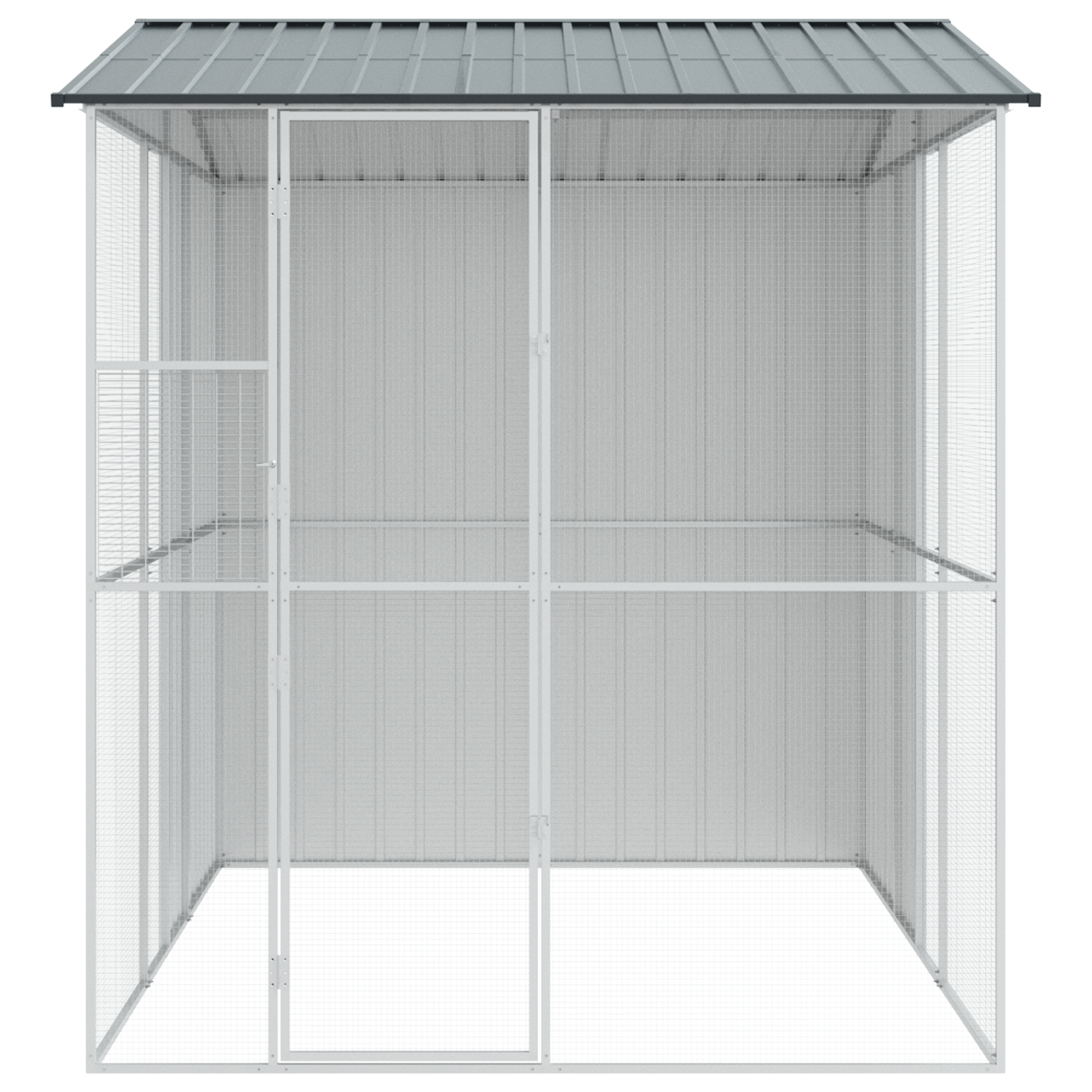 Bird Aviary Anthracite 215x310x247 cm Steel - Image 6
