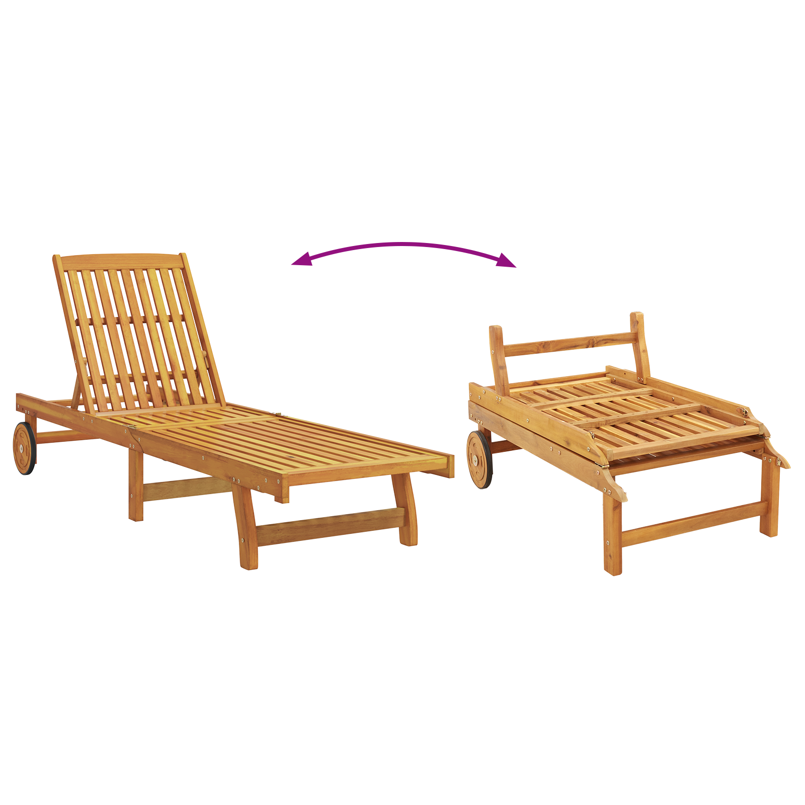 Rullende solstol med bord og pude lavet af massivt akacietræ 11 image product%2F3325202%2FP Function 3325202 WBG Function%20%282%29 02