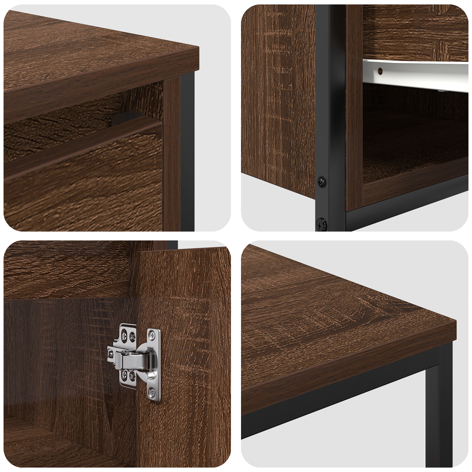 2 Piece Bathroom Furniture Set Brown Oak Engineered Wood - Image 7