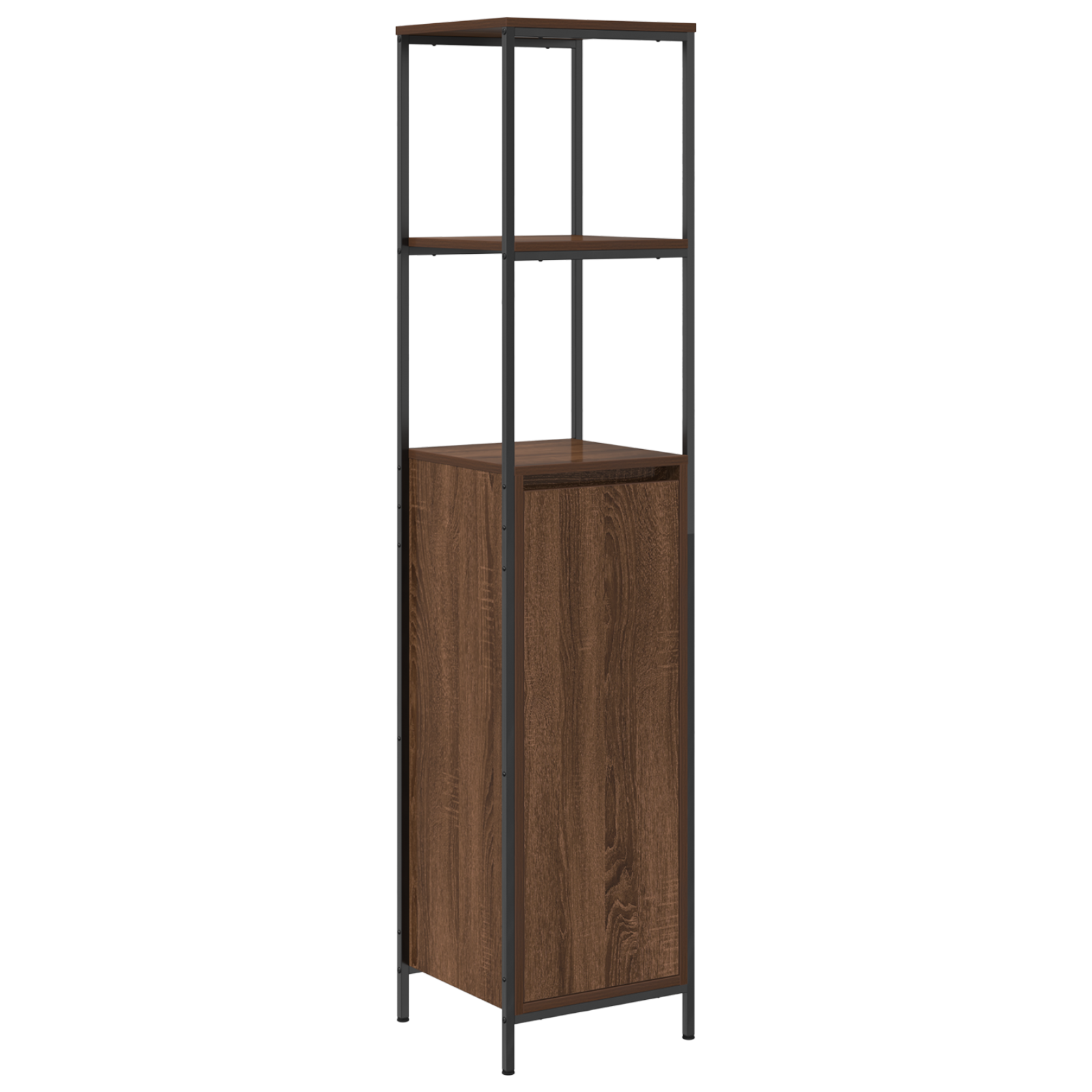 2 Piece Bathroom Furniture Set Brown Oak Engineered Wood - Image 6