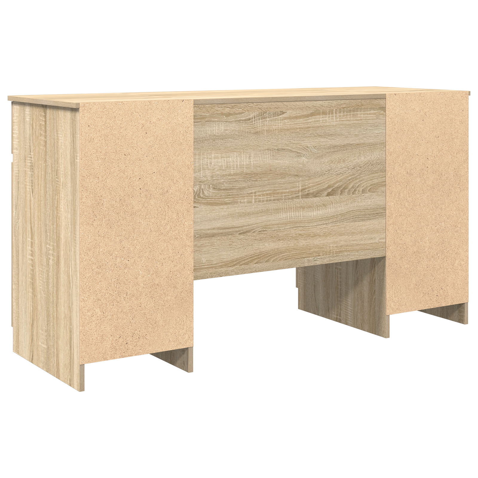 Desk Sonoma Oak 140x49x76 cm Engineered Wood - Image 6
